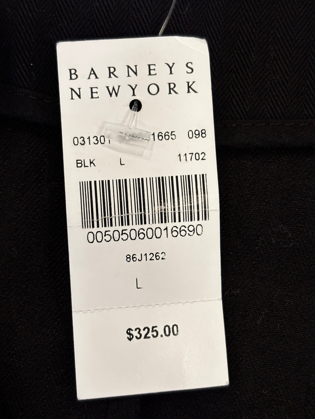 Greylin FiveSeventyFive Black Belted Trench Jacket — Size L NWT