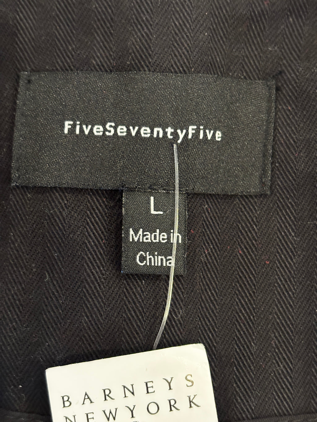 Greylin FiveSeventyFive Black Belted Trench Jacket — Size L NWT