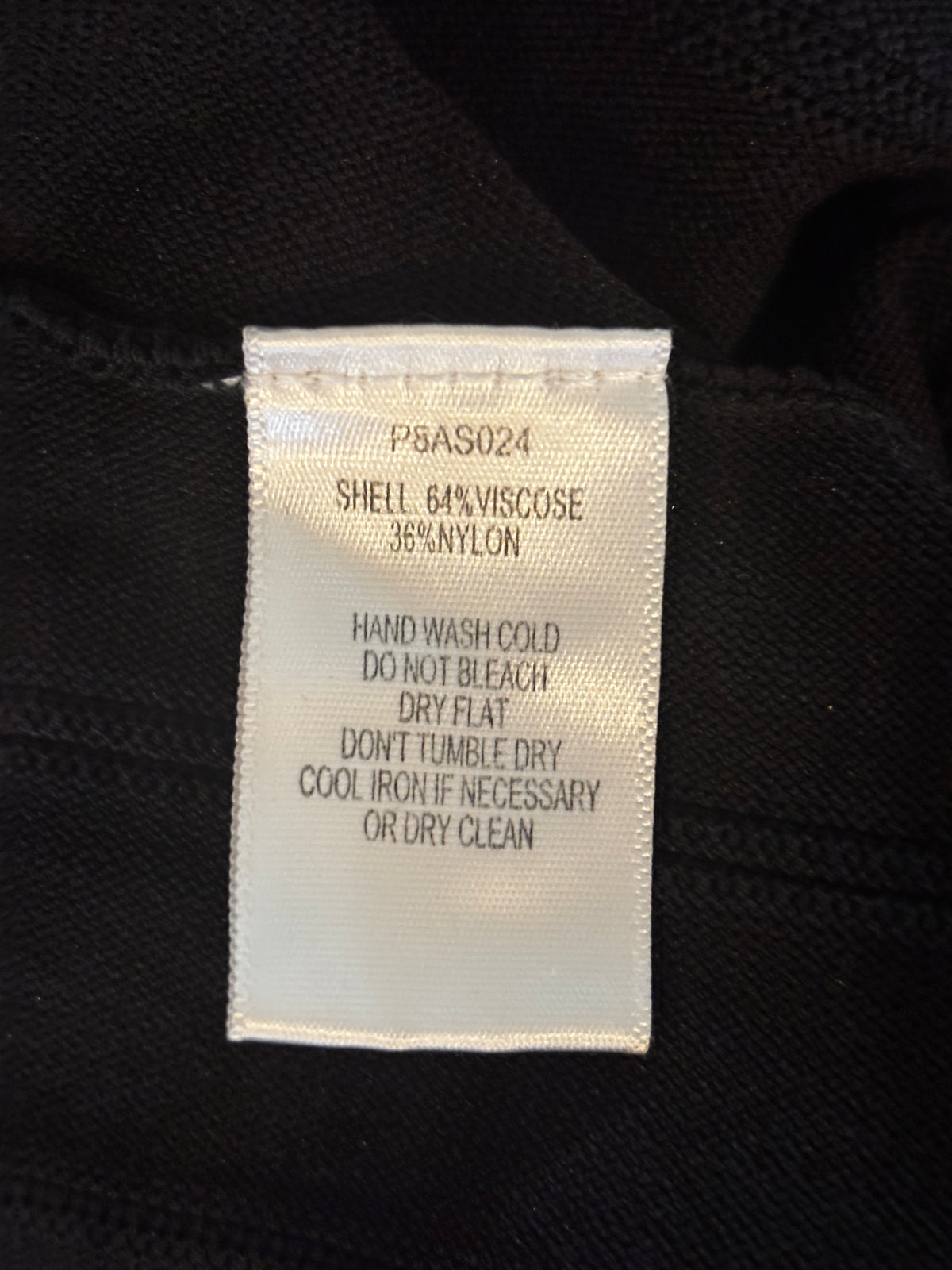 Parker Black Ruffle Trim Dress Large Like New