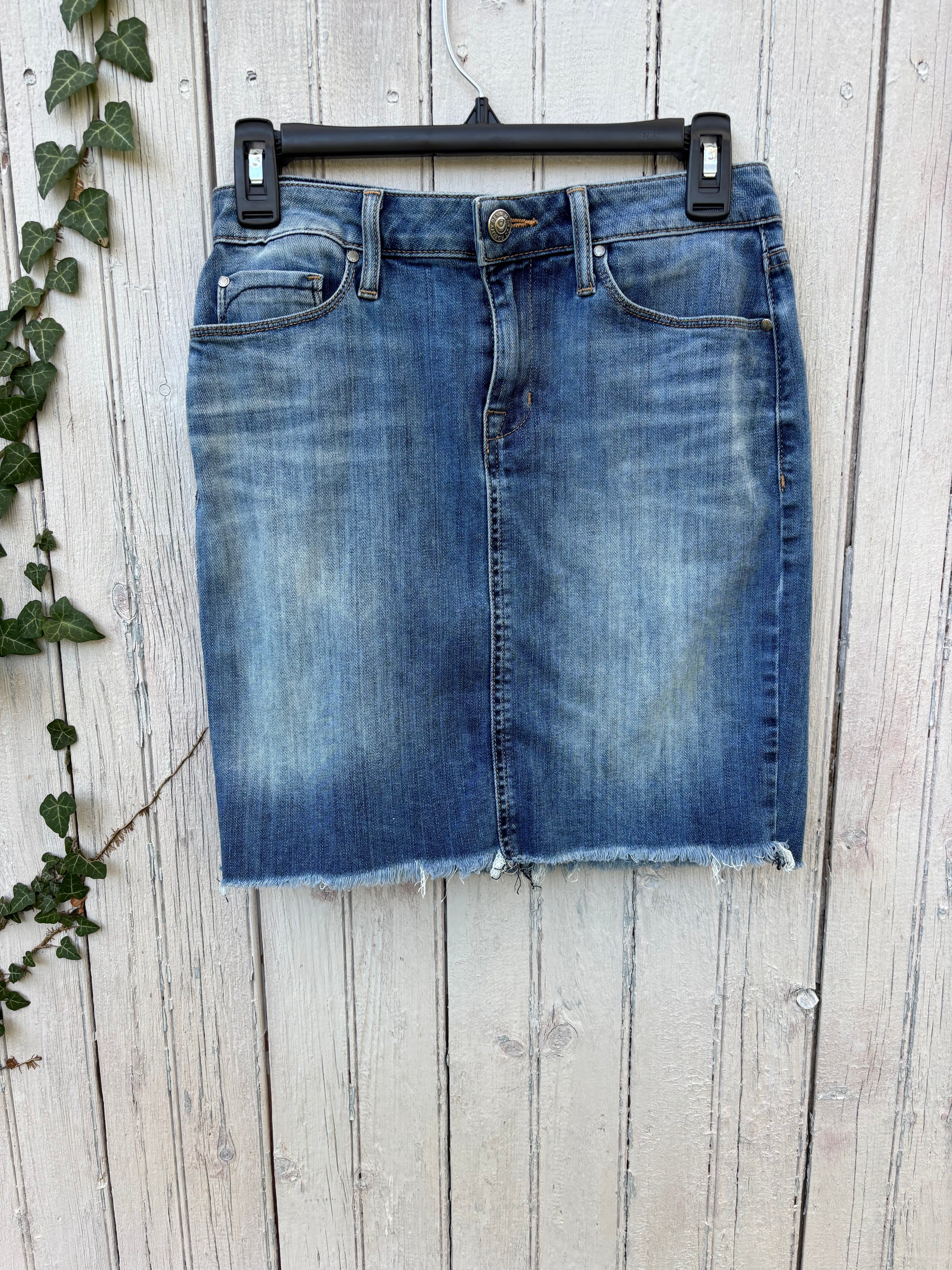 Fidelity Denim Mini Skirt, Size 4