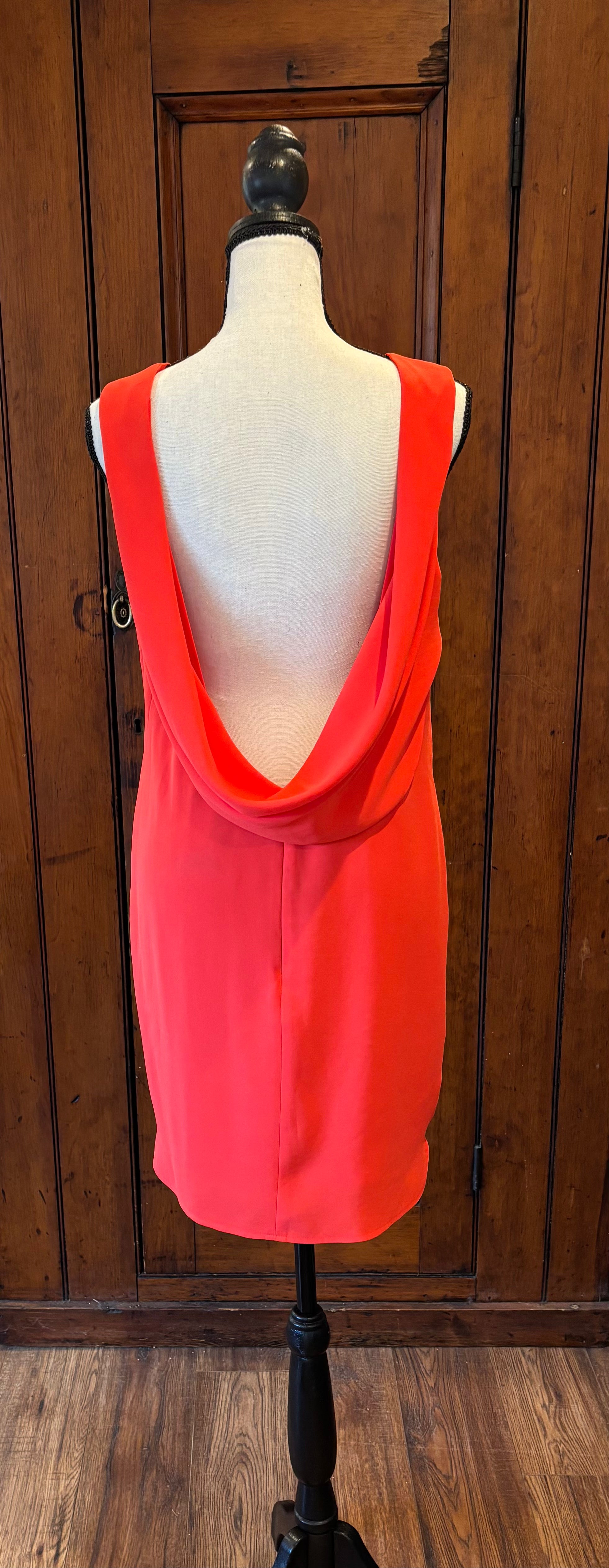 BCBGMAXAZRIA  Red Cocktail Dress, Size 6