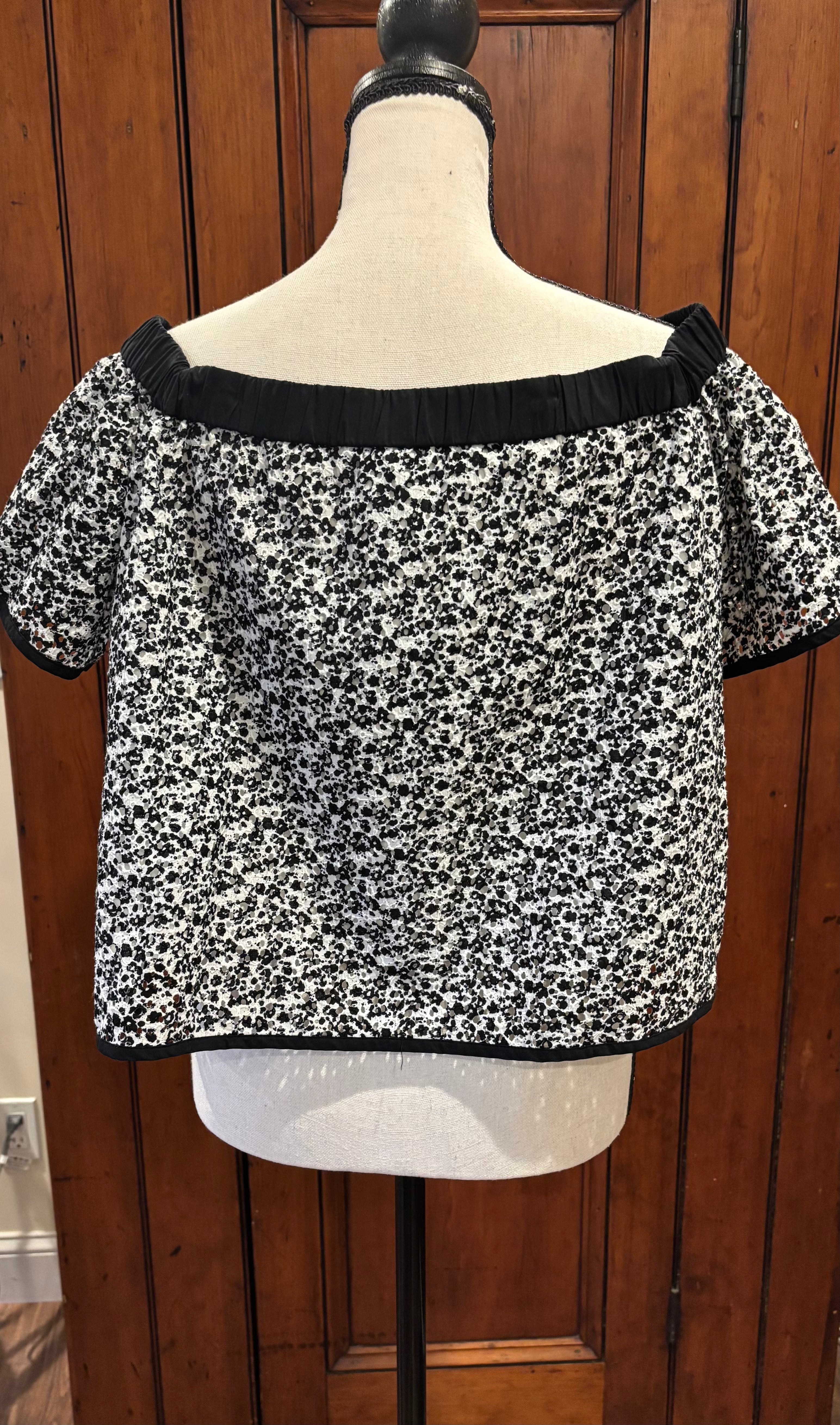 Rag&Bone Short Sleeve Blouse, Size Small