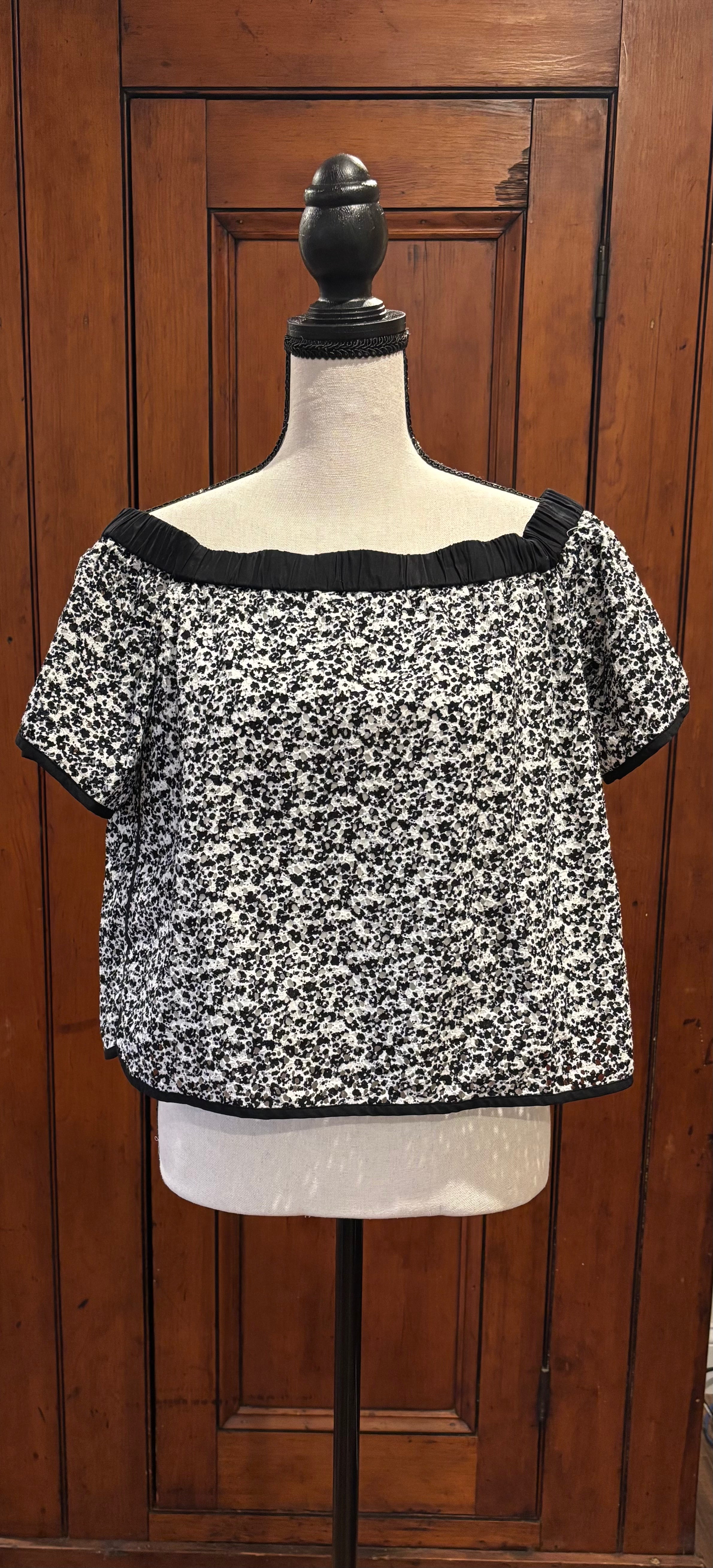 Rag&Bone Short Sleeve Blouse, Size Small