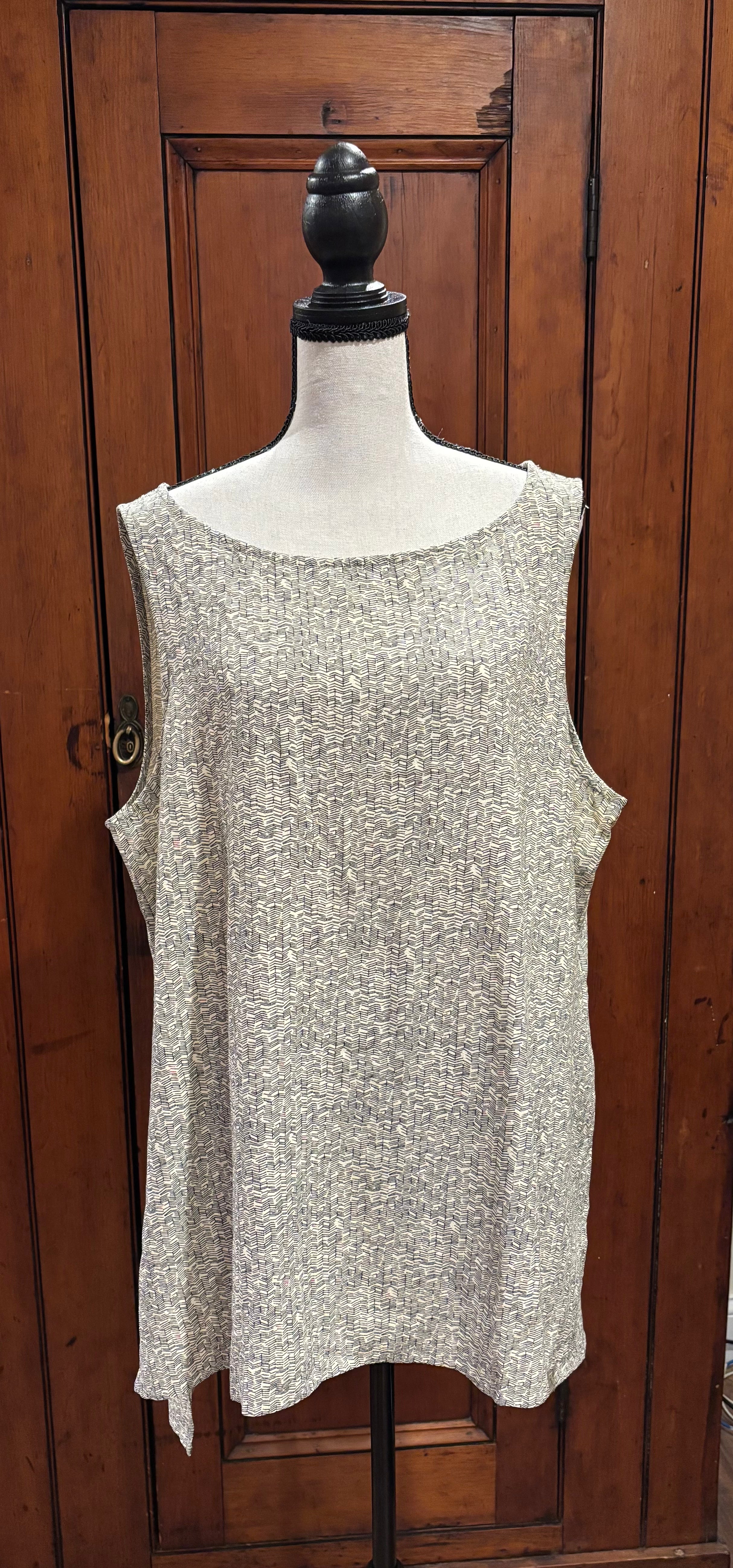 Eileen Fisher Sleeveless Blouse, Size Extra Large