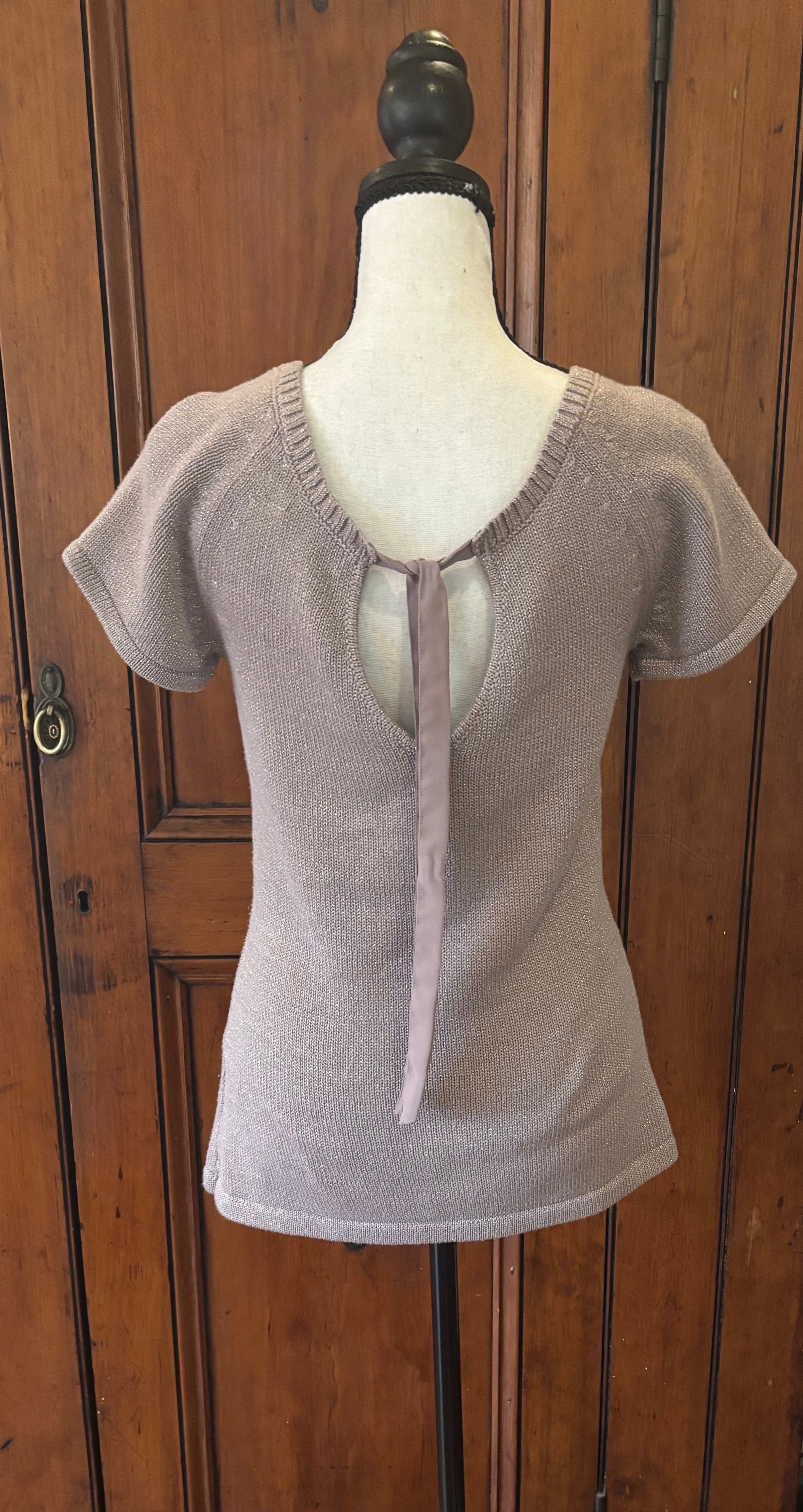 Banana Republic Short Sleeve Sweater, Size Small