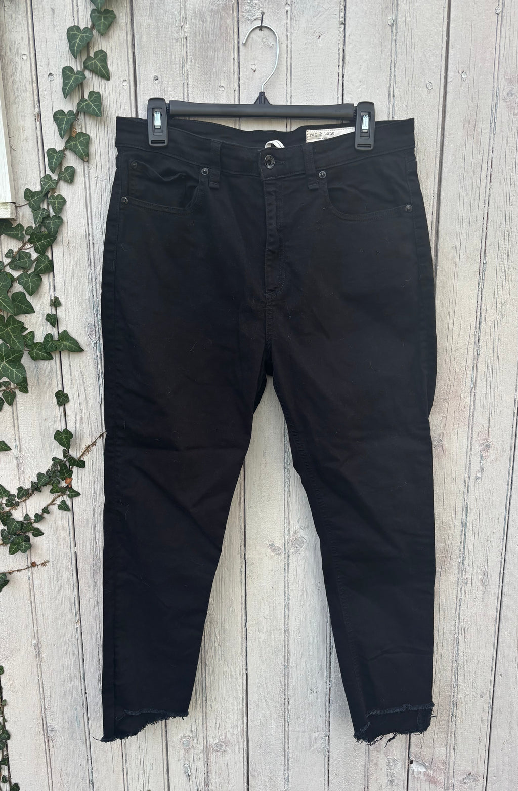 Rag & Bone Black Jeans, Size 31