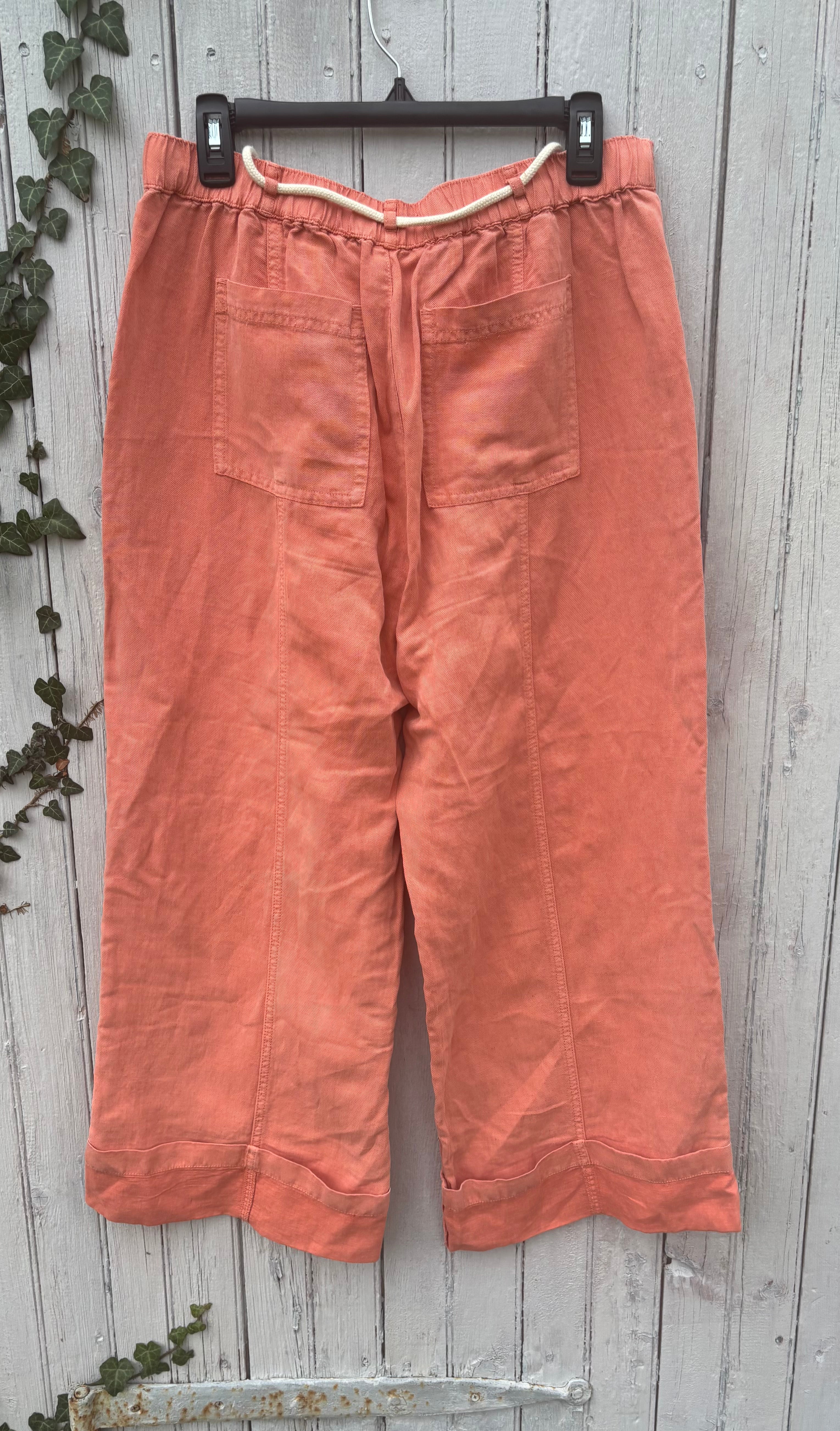 Calypso St. Barth Linen Pants, Size Medium