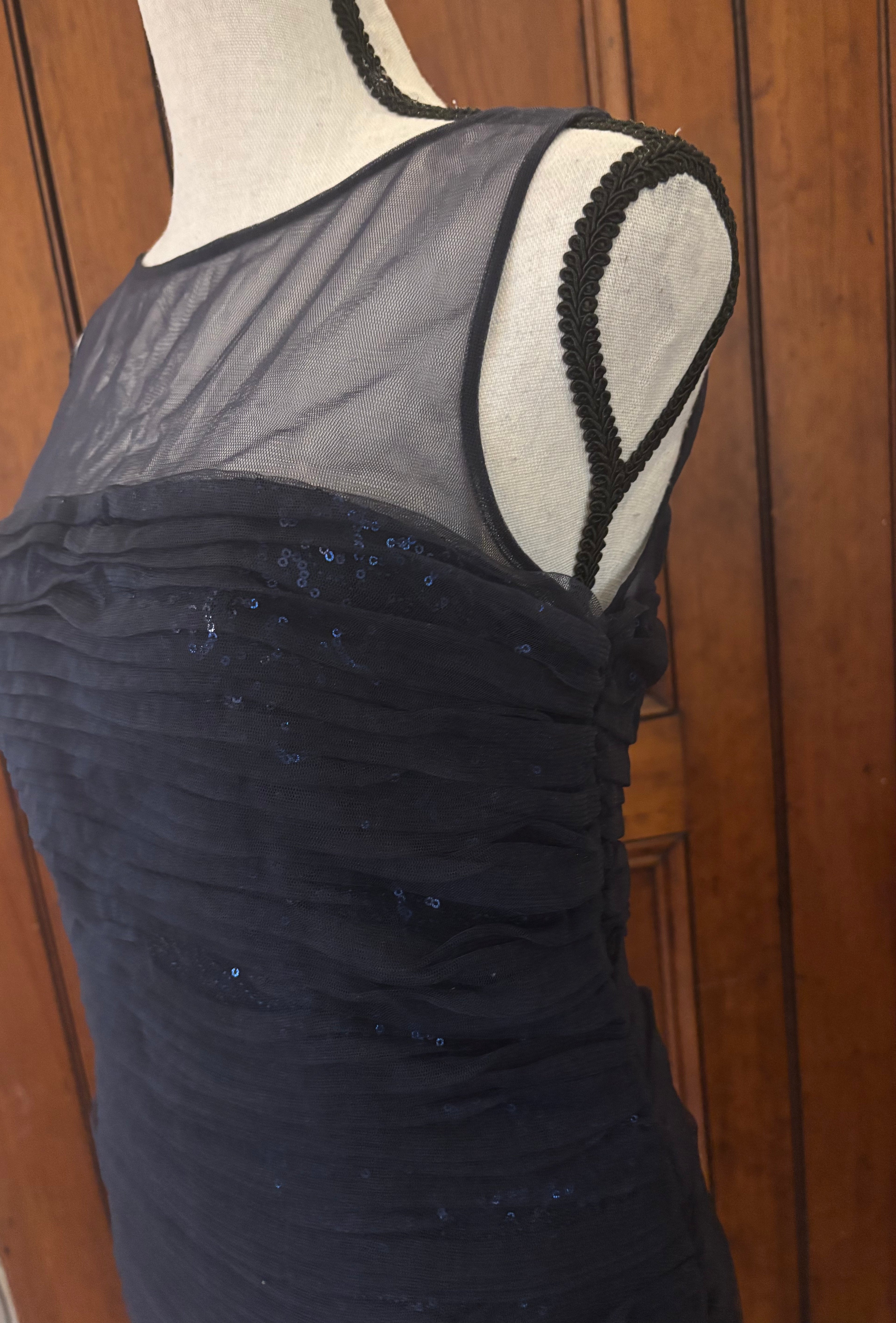 Carmen Marc Valvo Infusion Cocktail Dress, Size 8