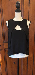 Free People Black Top, Size Small