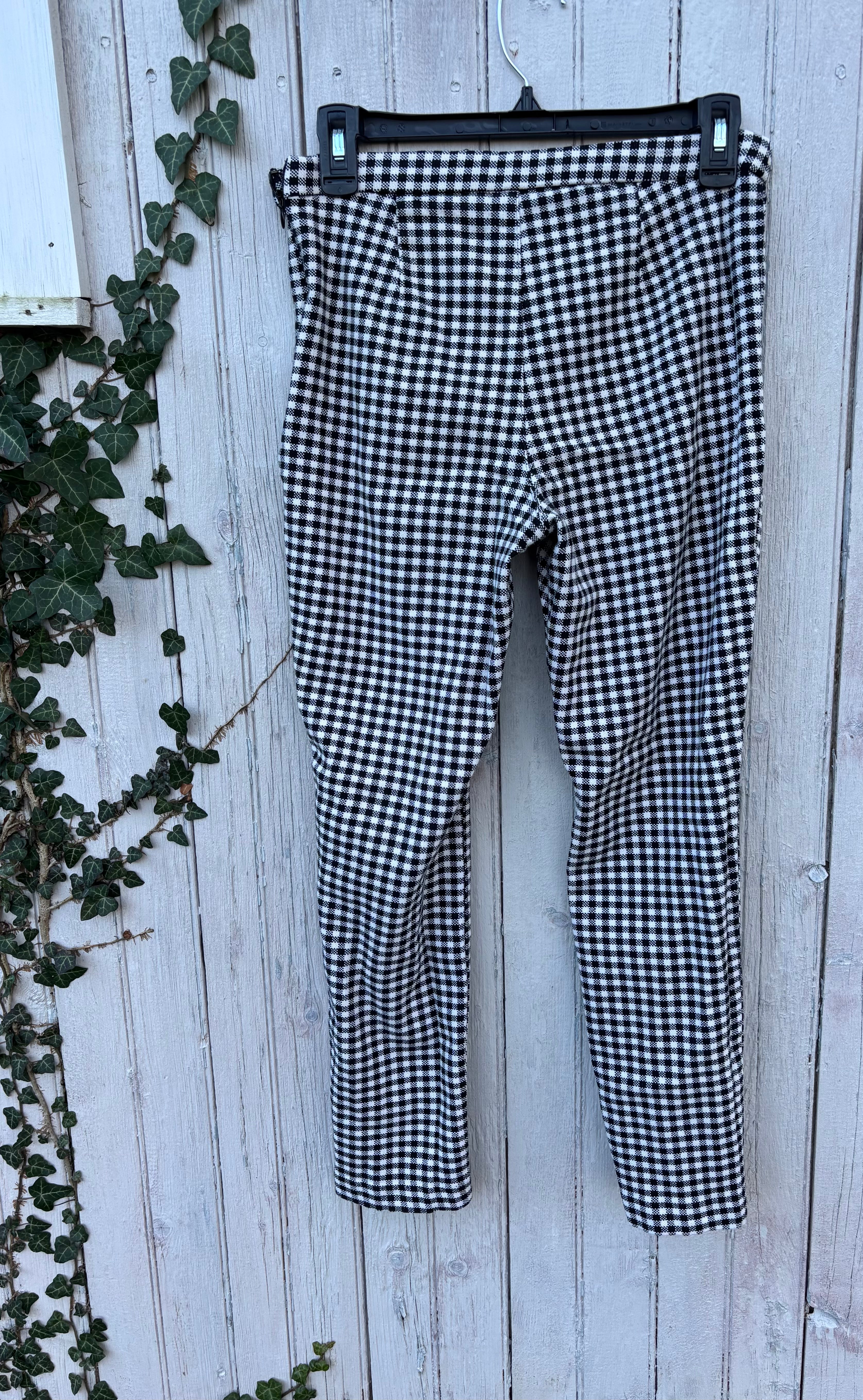 Free People Checkered Pants, Size 6