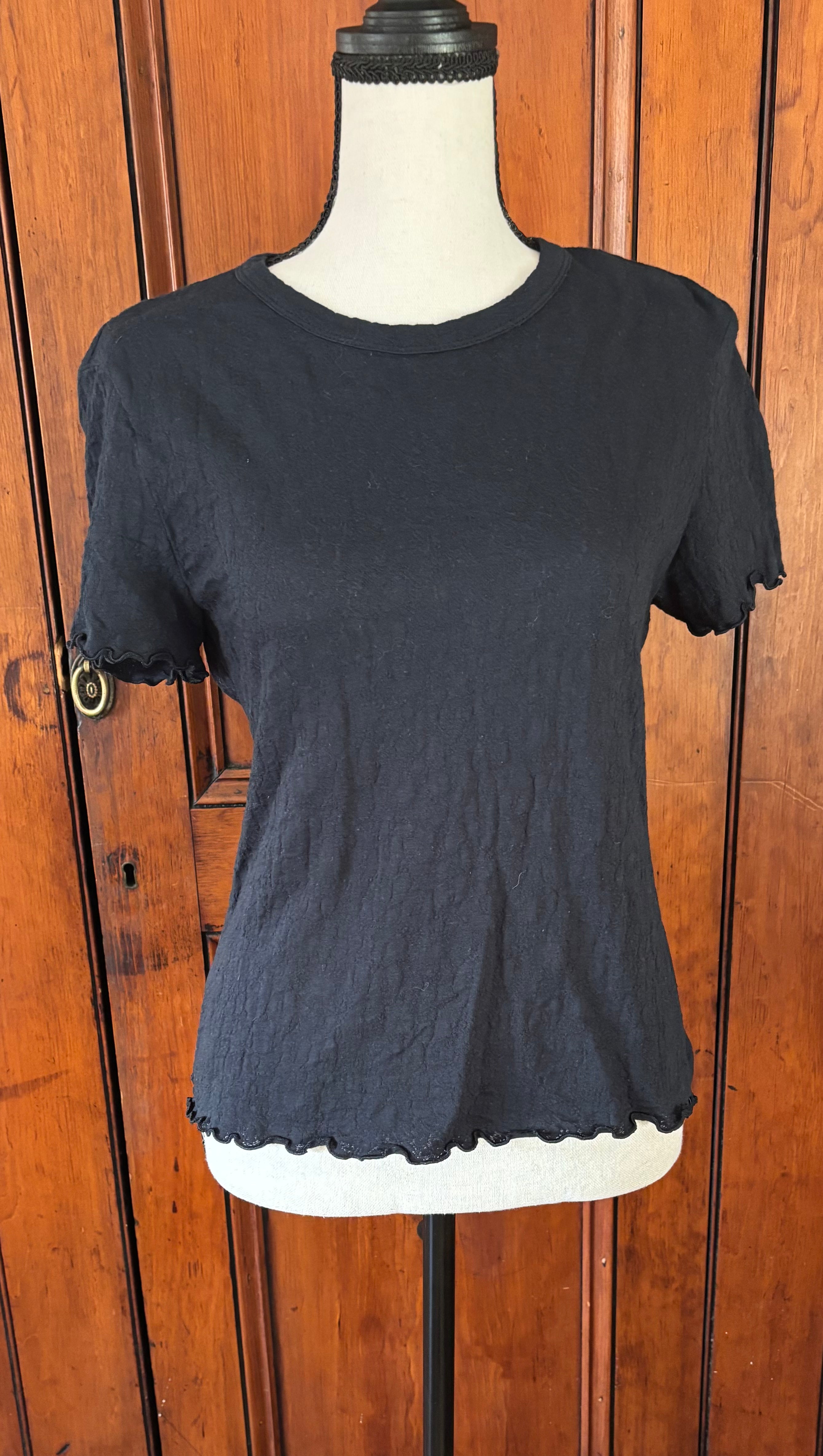 Rag & Bone Short Sleeve Top, Size Large