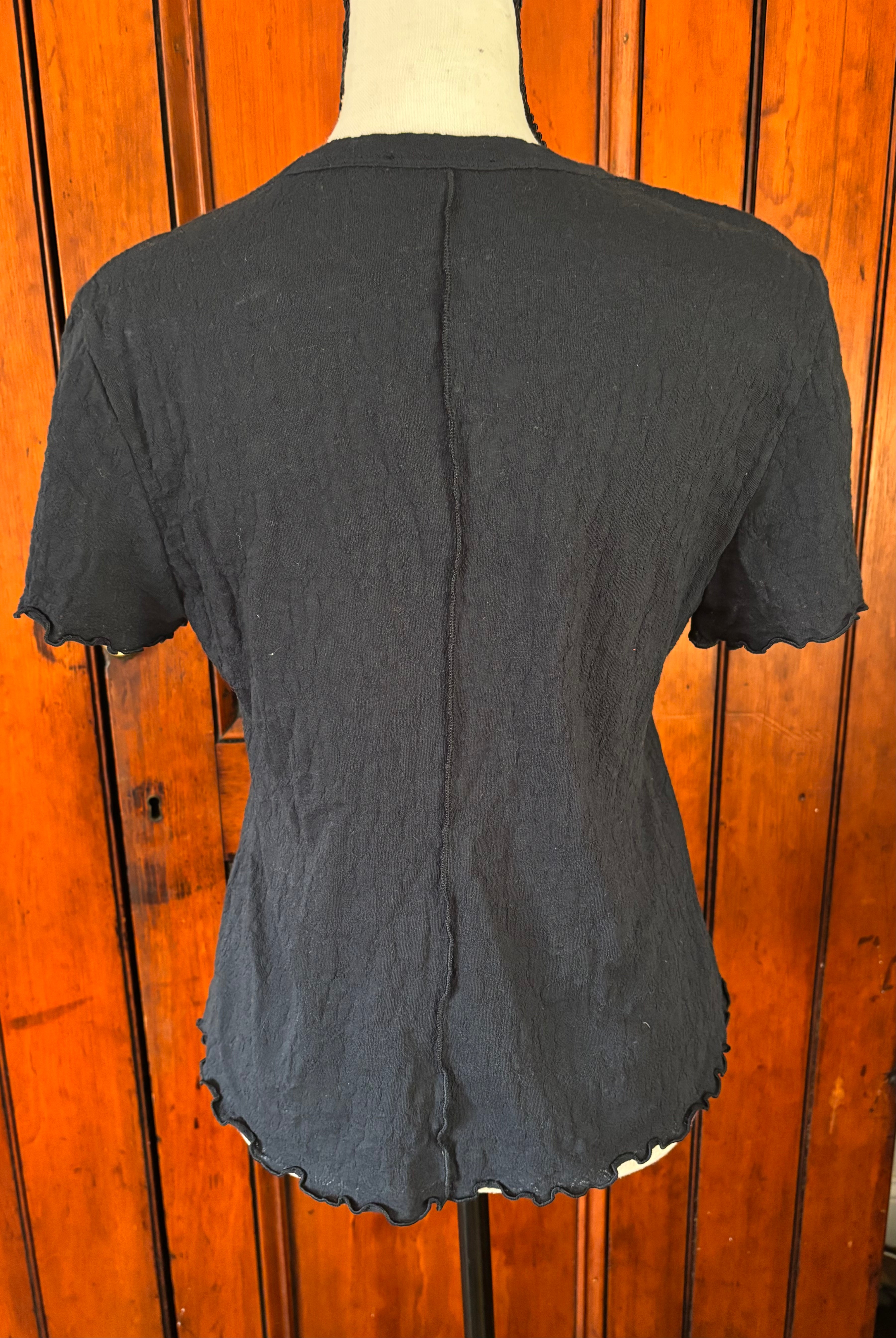 Rag & Bone Short Sleeve Top, Size Large