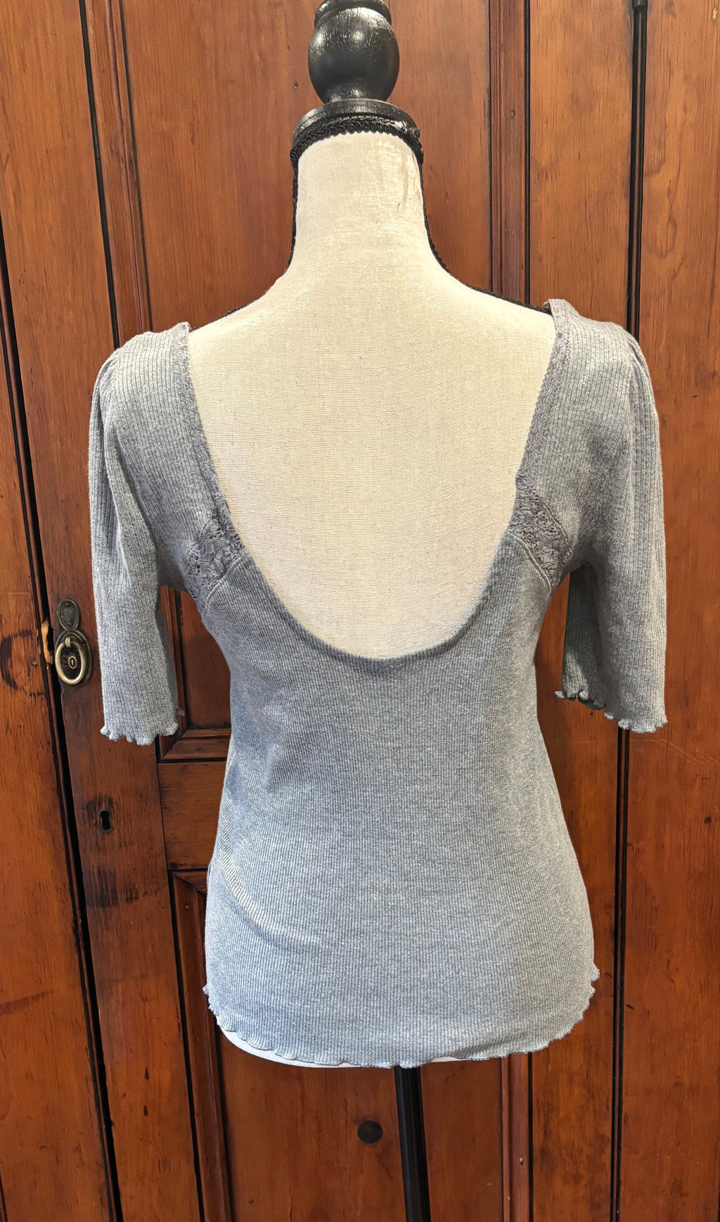 Free People Short Sleeve Top, Size Medium