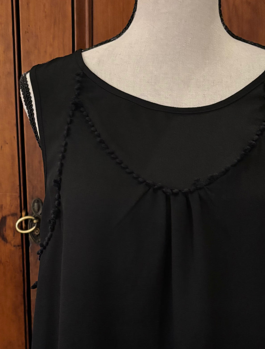 Cooper & Ella Sleeveless Blouse, Size Large