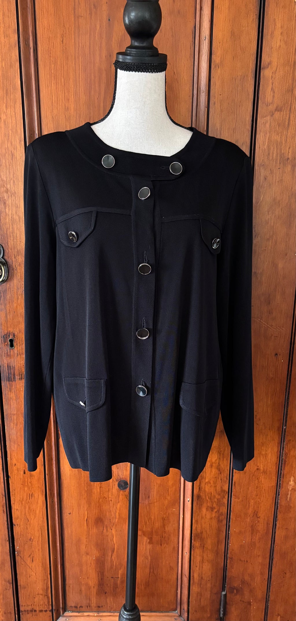 Misook Cardigan Sweater, Size Medium