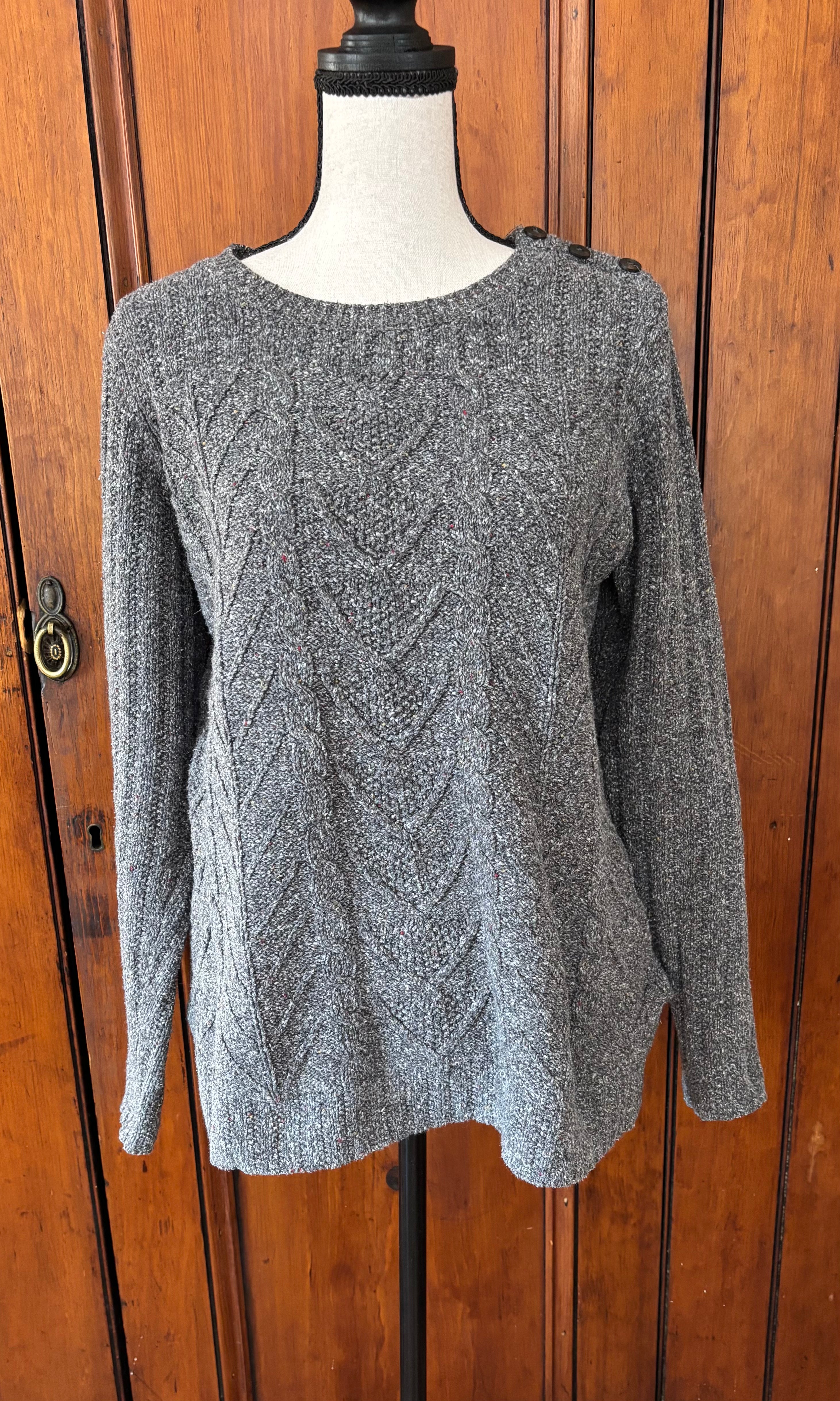 RuffHewn Pullover Sweater, Size Medium