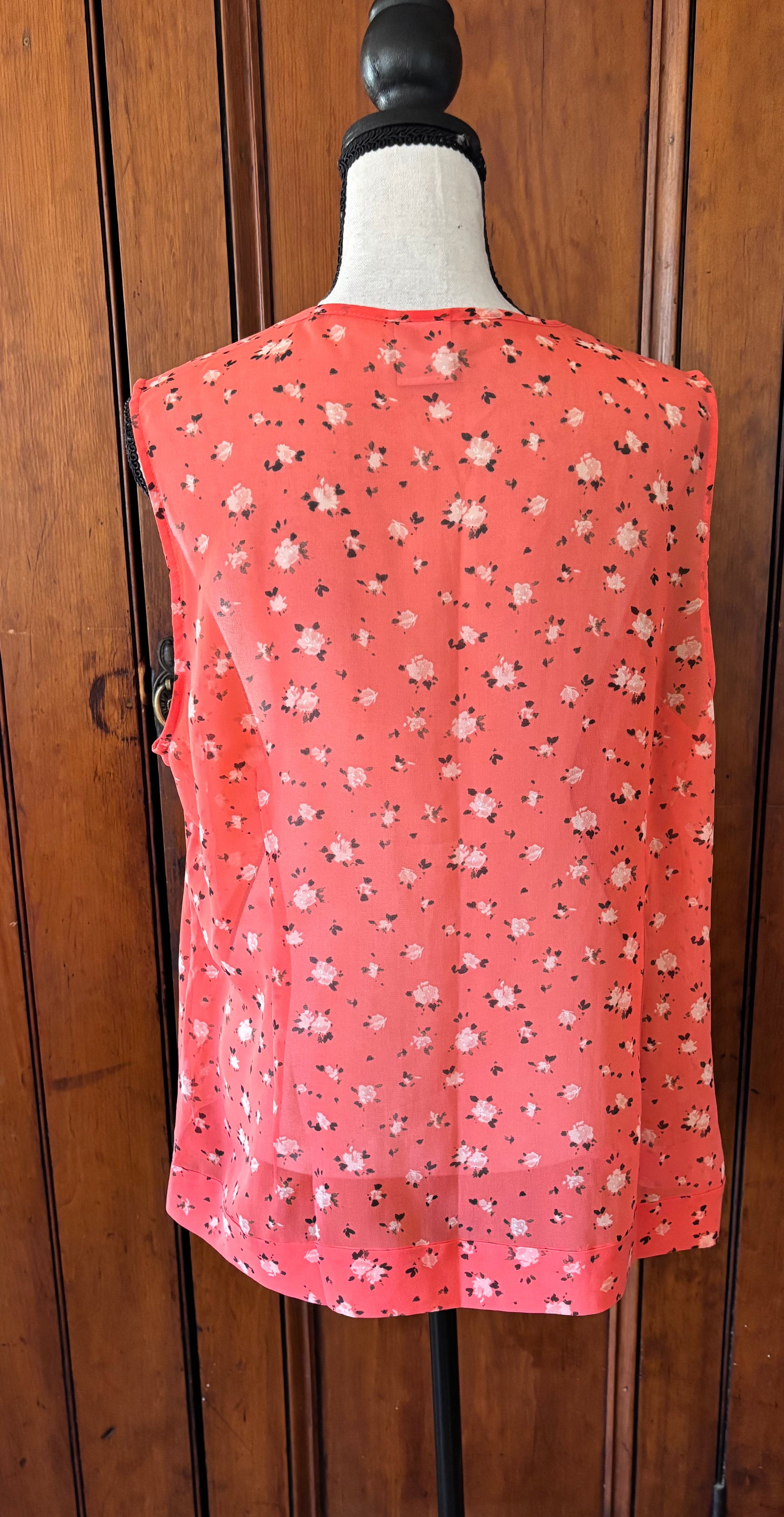 CAbi Sleeveless Top, Size Large