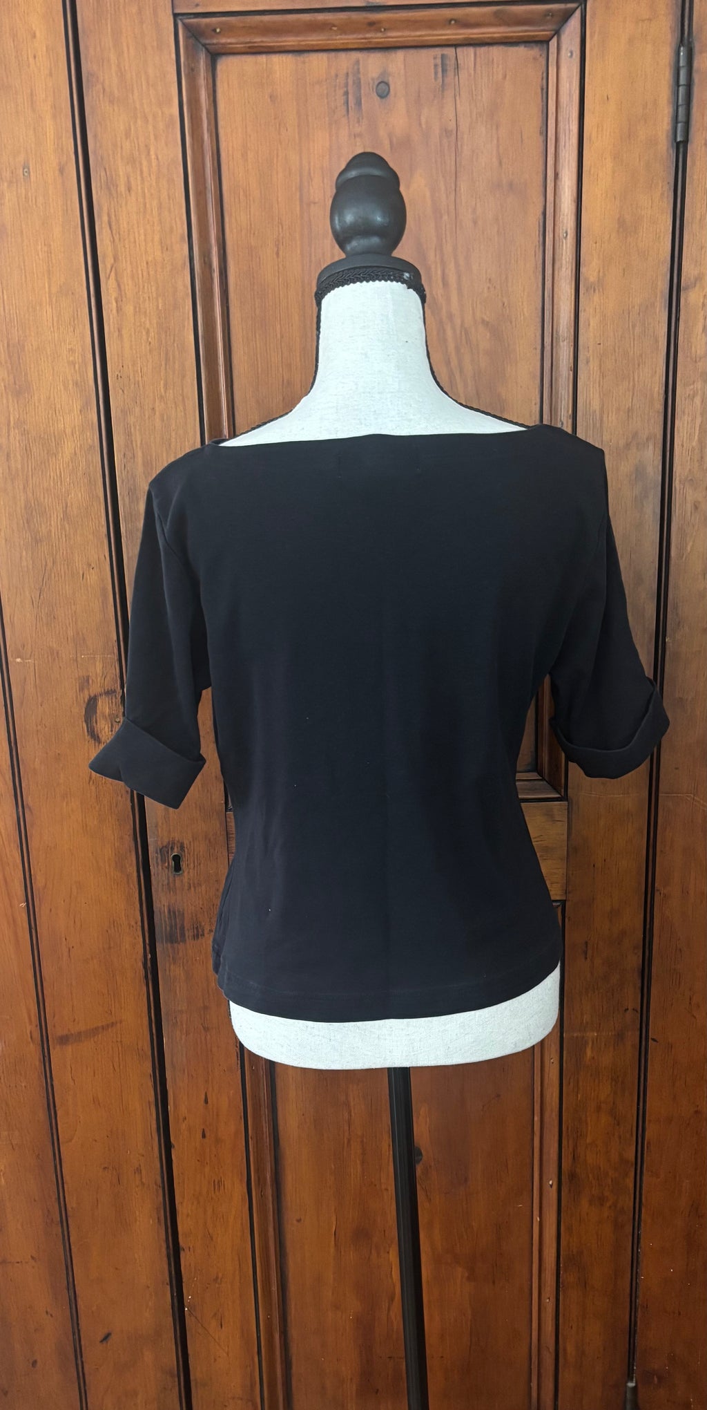 Karen Scott Short Sleeve Top, Size Medium