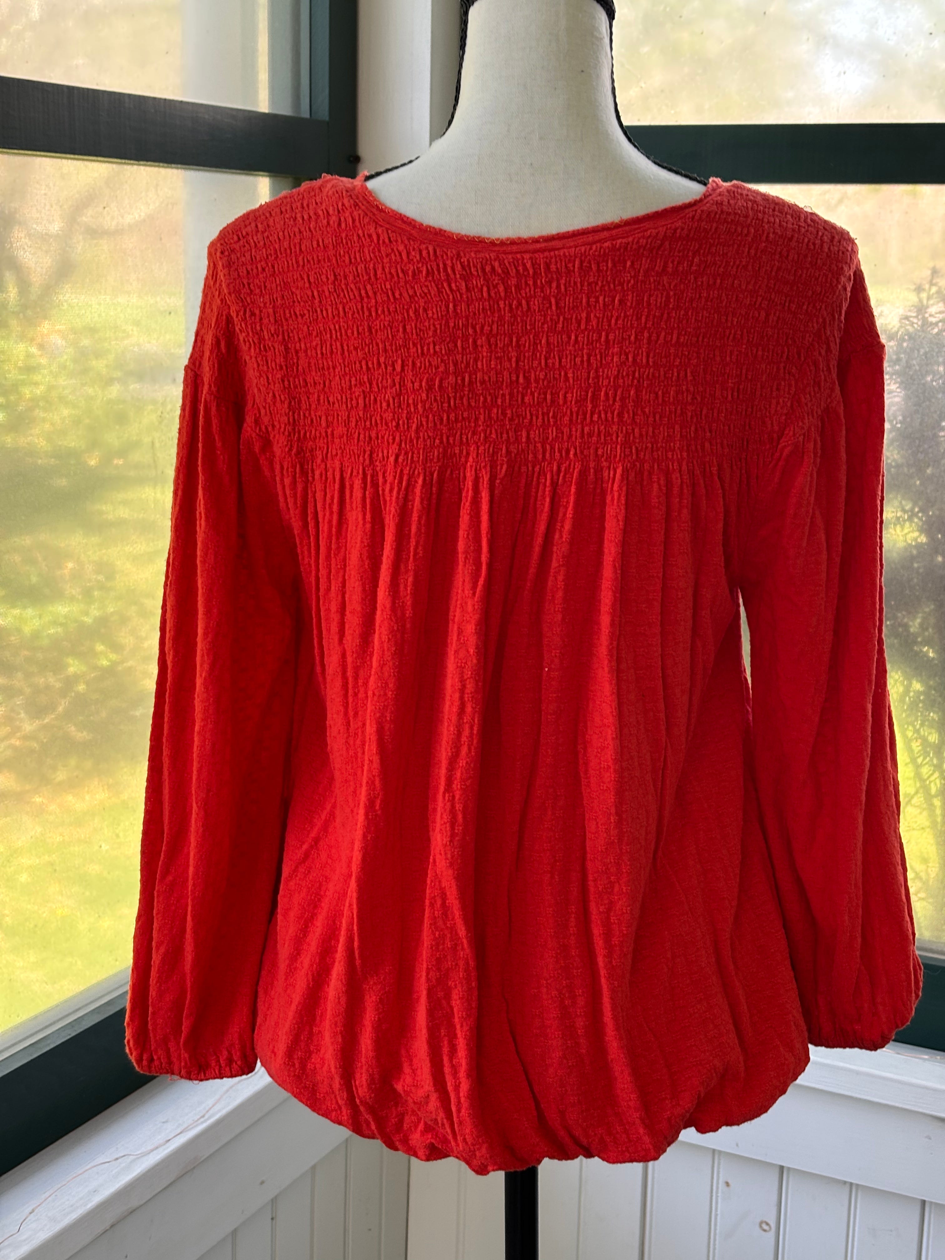Free People boho top back view pre-loved tops and blouses like new Sassy and Chic