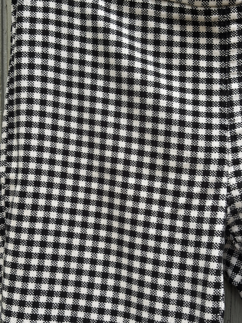 Free People Black & White Gingham Skinny Crop Pants | Size 6 | Like New