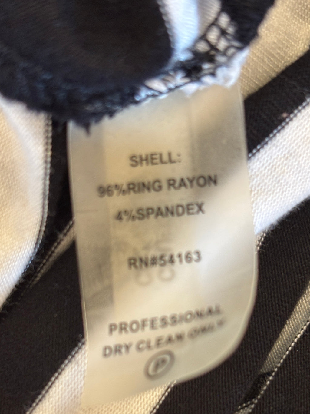 Calvin Klein Black & White Stripe Knit Midi Dress | Boat Neck | Size 6 | Like New