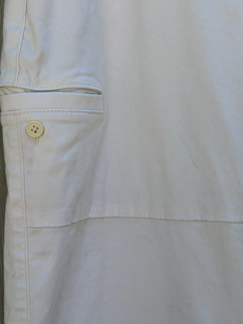 Abercrombie & Fitch Relaxed Cargo Pant | Cream | Size 29 (Size 8) | Like New