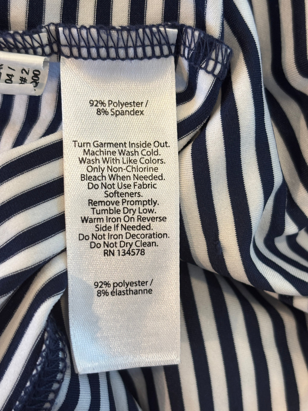 Vineyard Vines Performance Stripe Dress | Navy & White | Size M | Like New