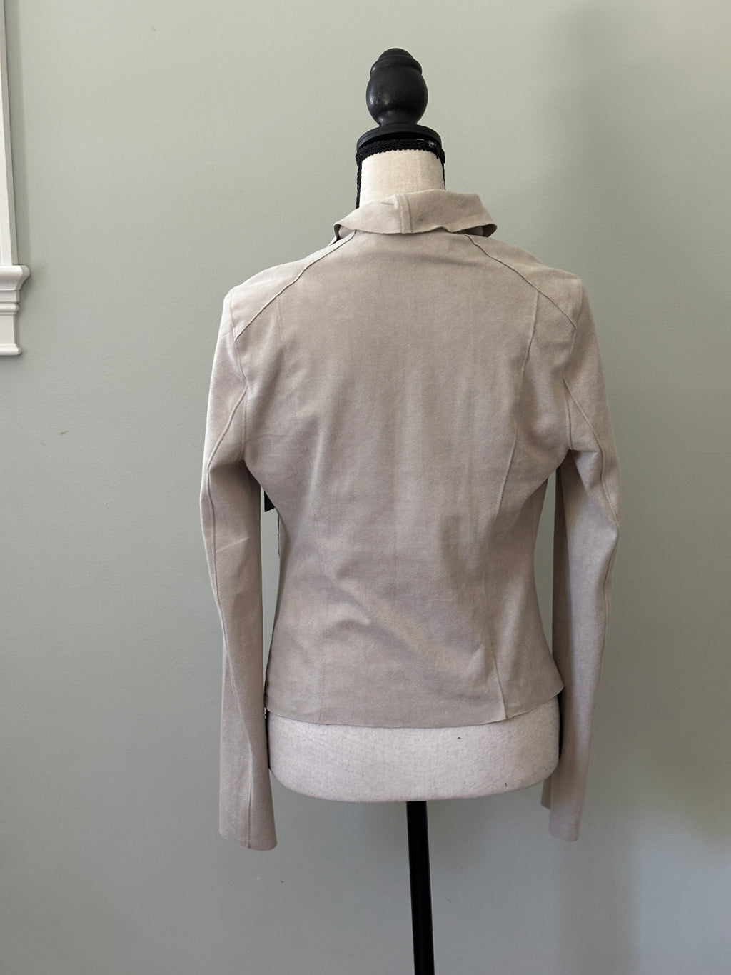 BLANKNYC Faux Suede Asymmetrical Zip Moto Jacket Extra Small  NWT