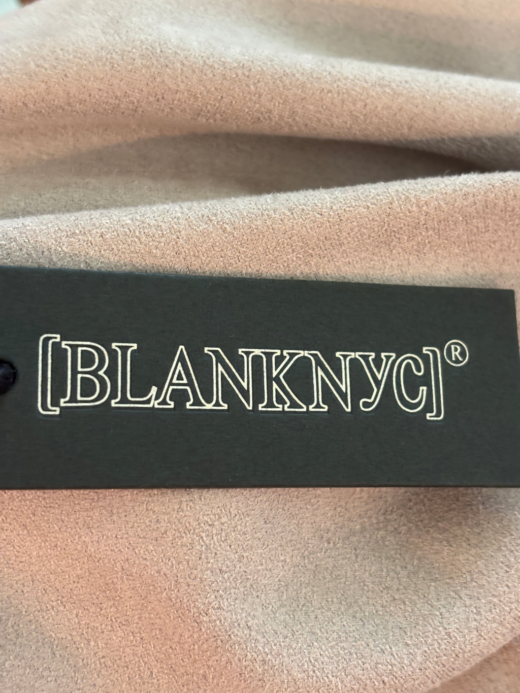 BLANKNYC Faux Suede Asymmetrical Zip Moto Jacket Extra Small  NWT