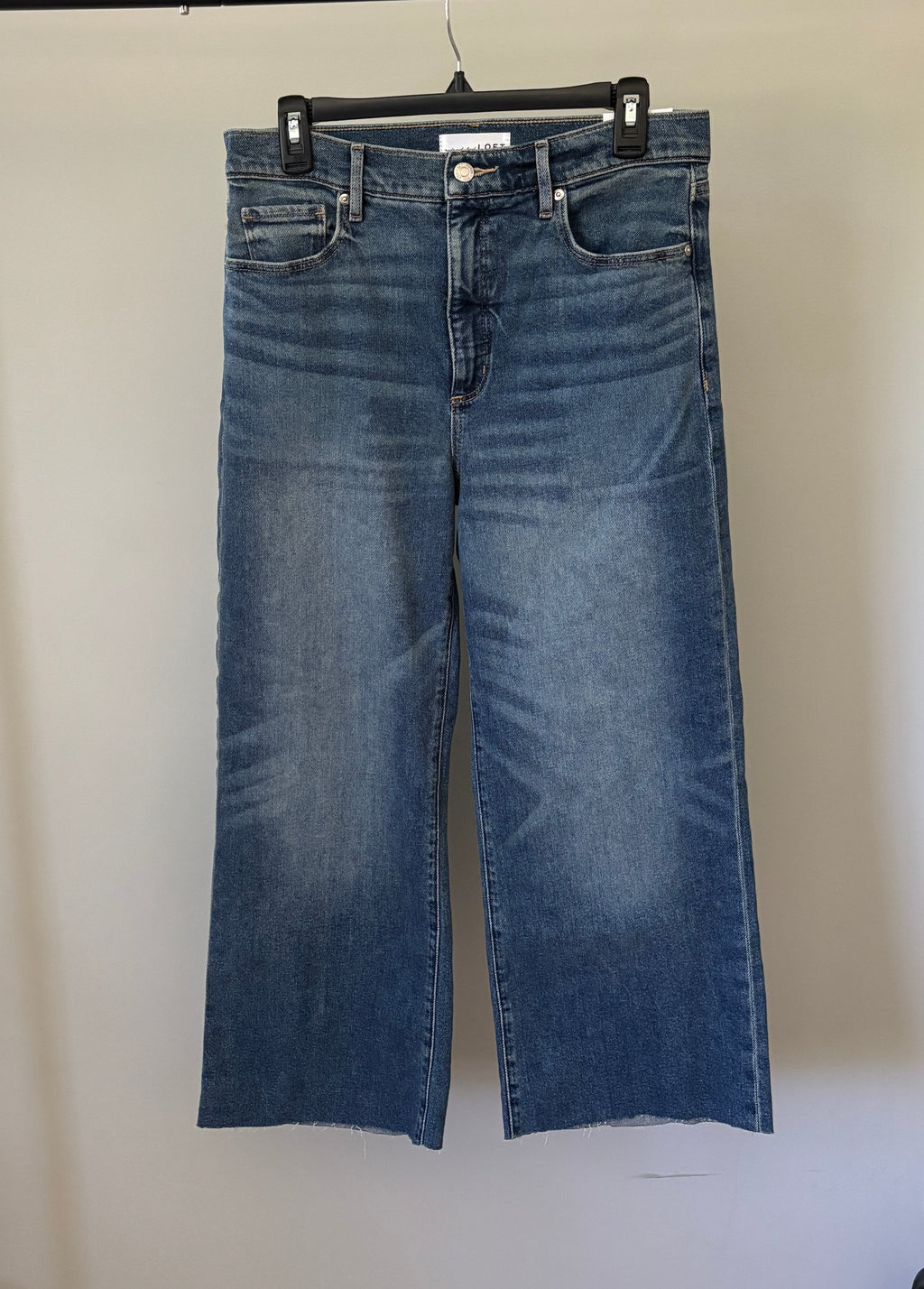 LOFT "The Wide Leg" High Rise Jeans 28/6 NWT