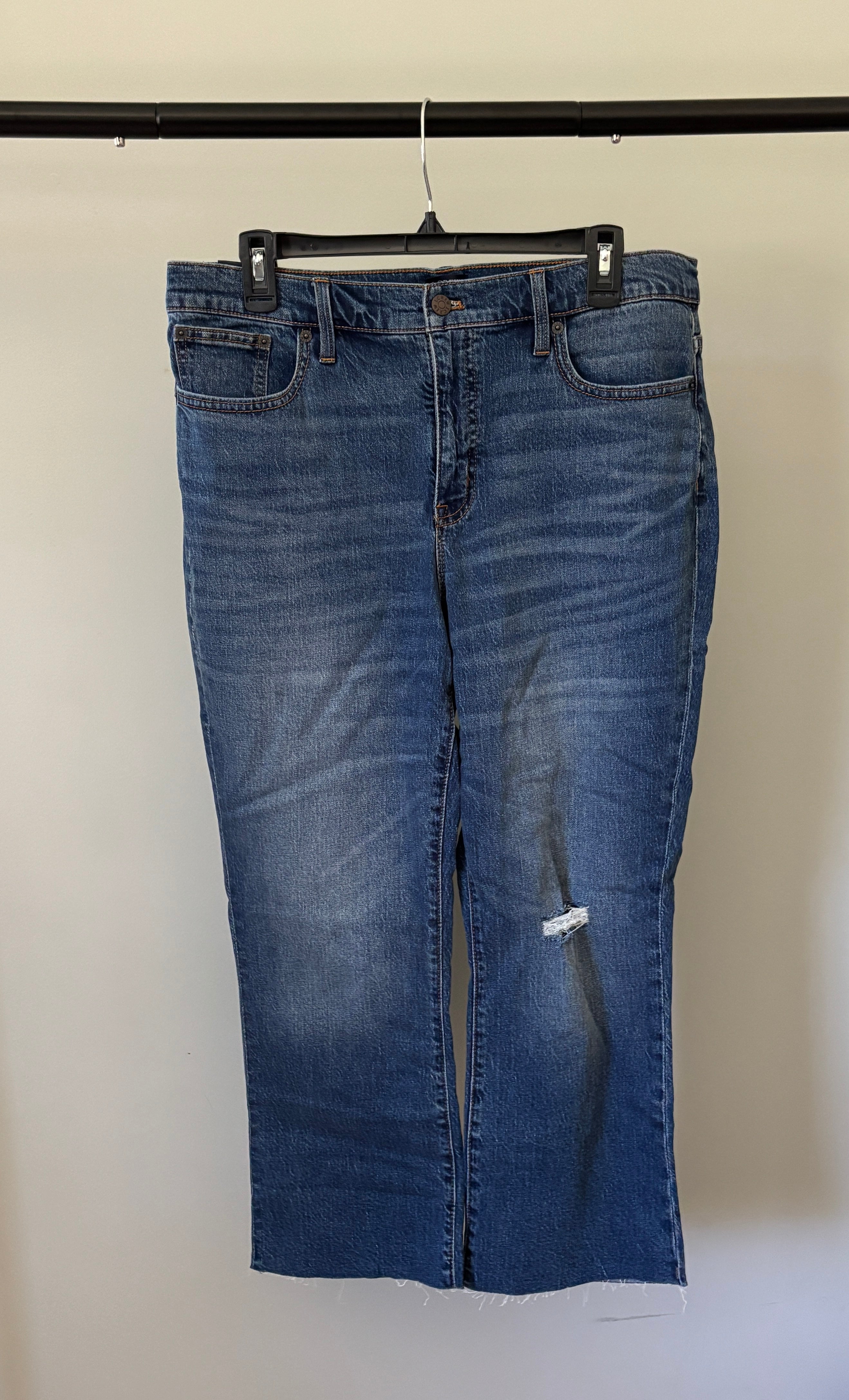 J.Crew Mid-Rise Flare Crop Jeans 31/12 NWT