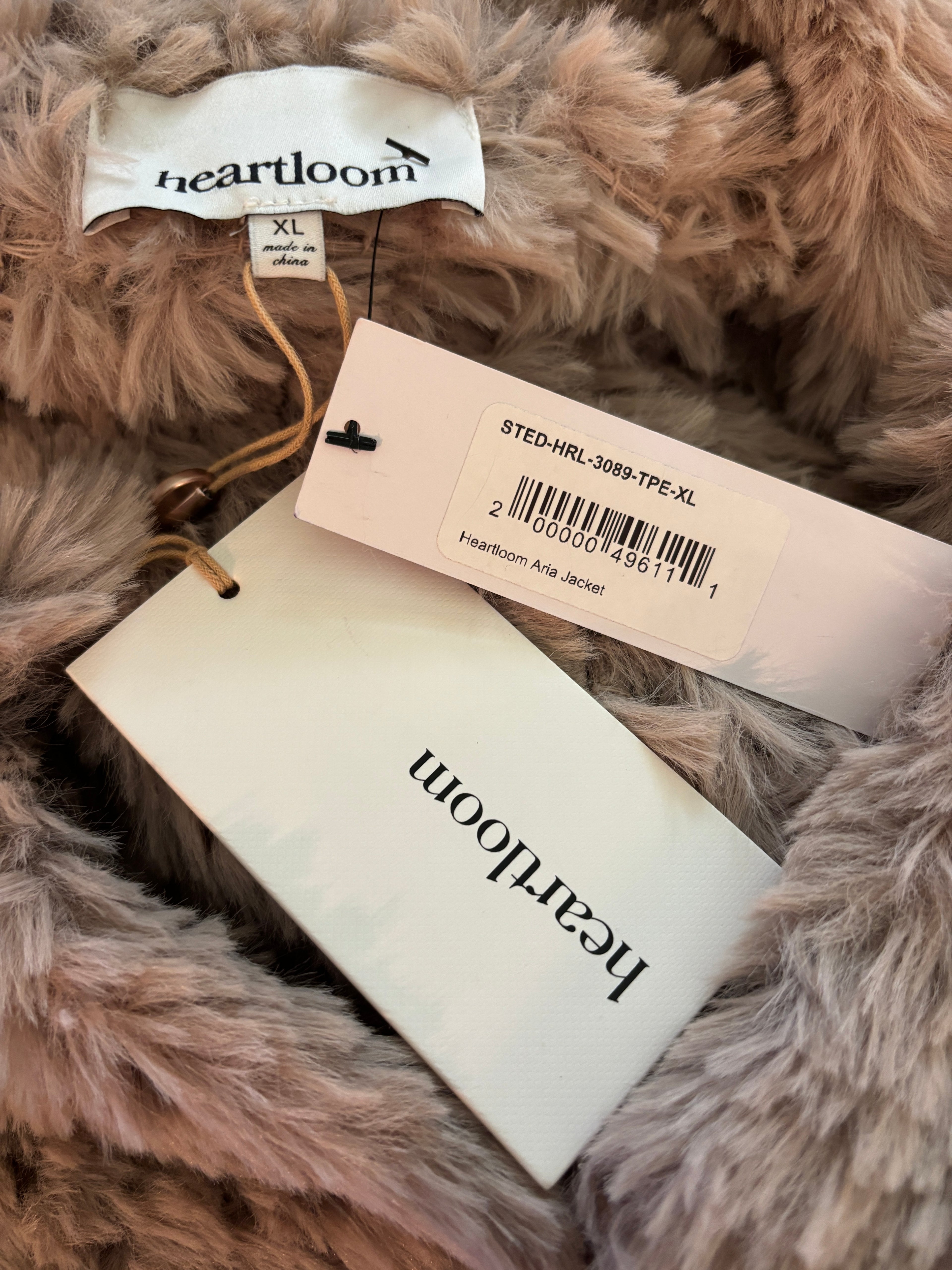Heartloom "Aria Jacket" Extra Large NWT