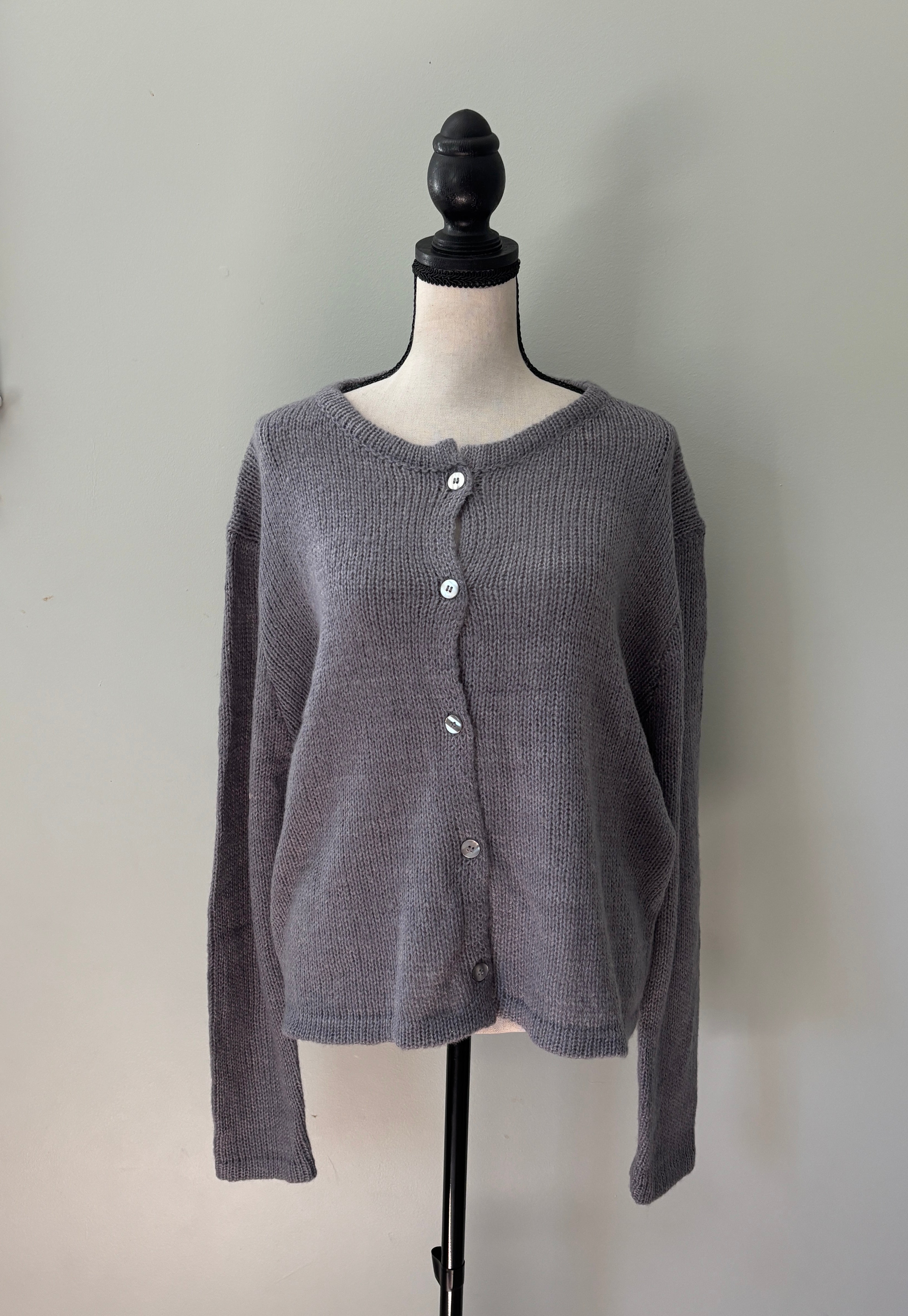 NIA "Ariana" Button-Front Cardigan — NWT — L/XL
