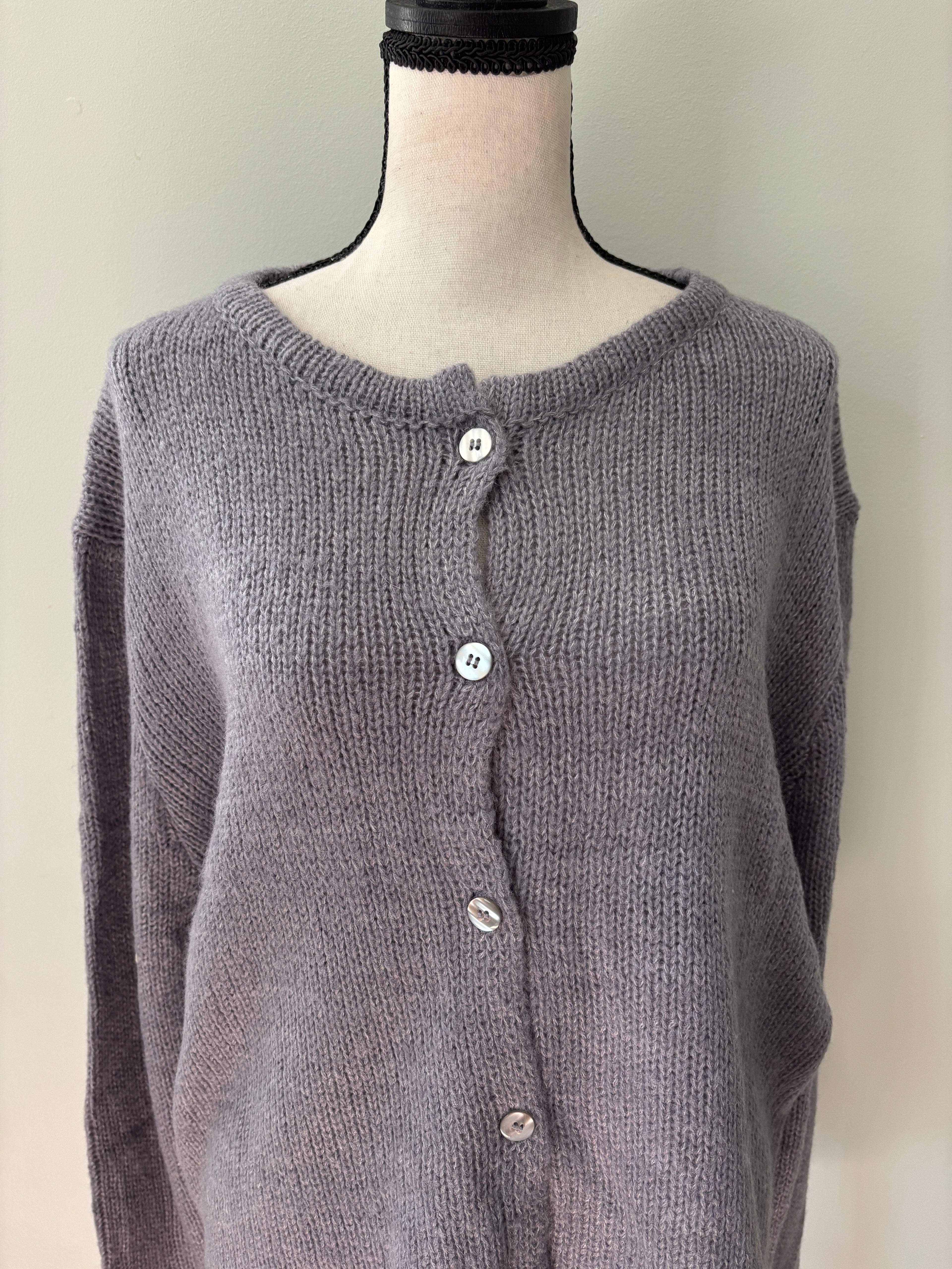 NIA "Ariana" Button-Front Cardigan — NWT — L/XL