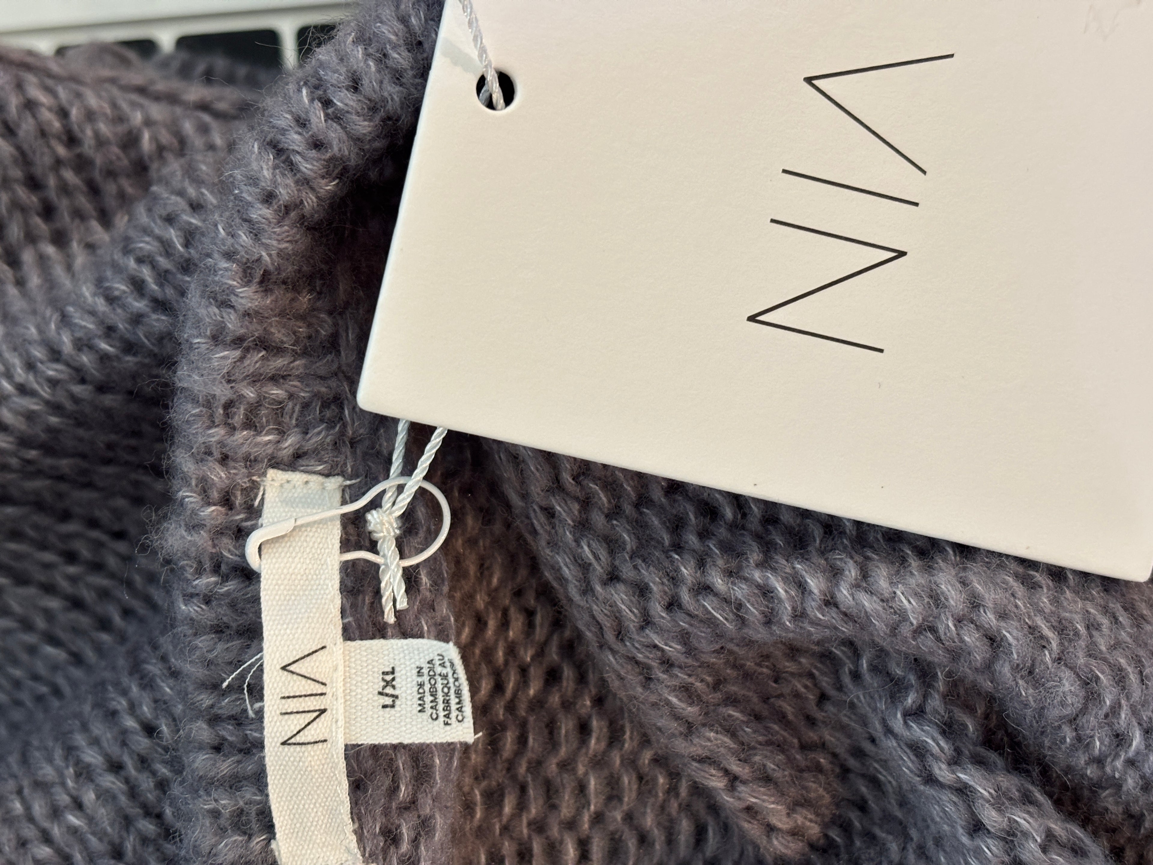 NIA "Ariana" Button-Front Cardigan — NWT — L/XL