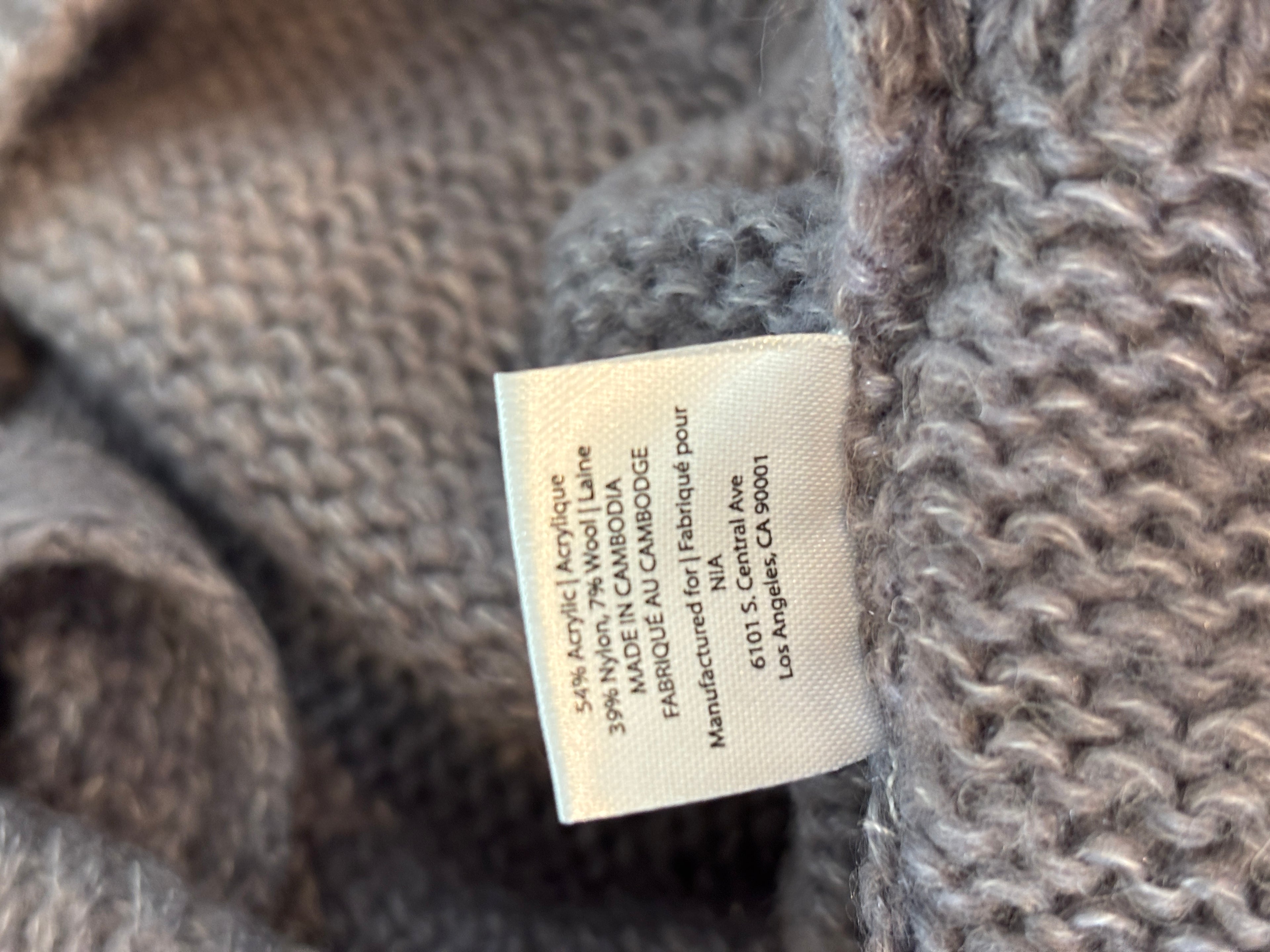 NIA "Ariana" Button-Front Cardigan — NWT — L/XL