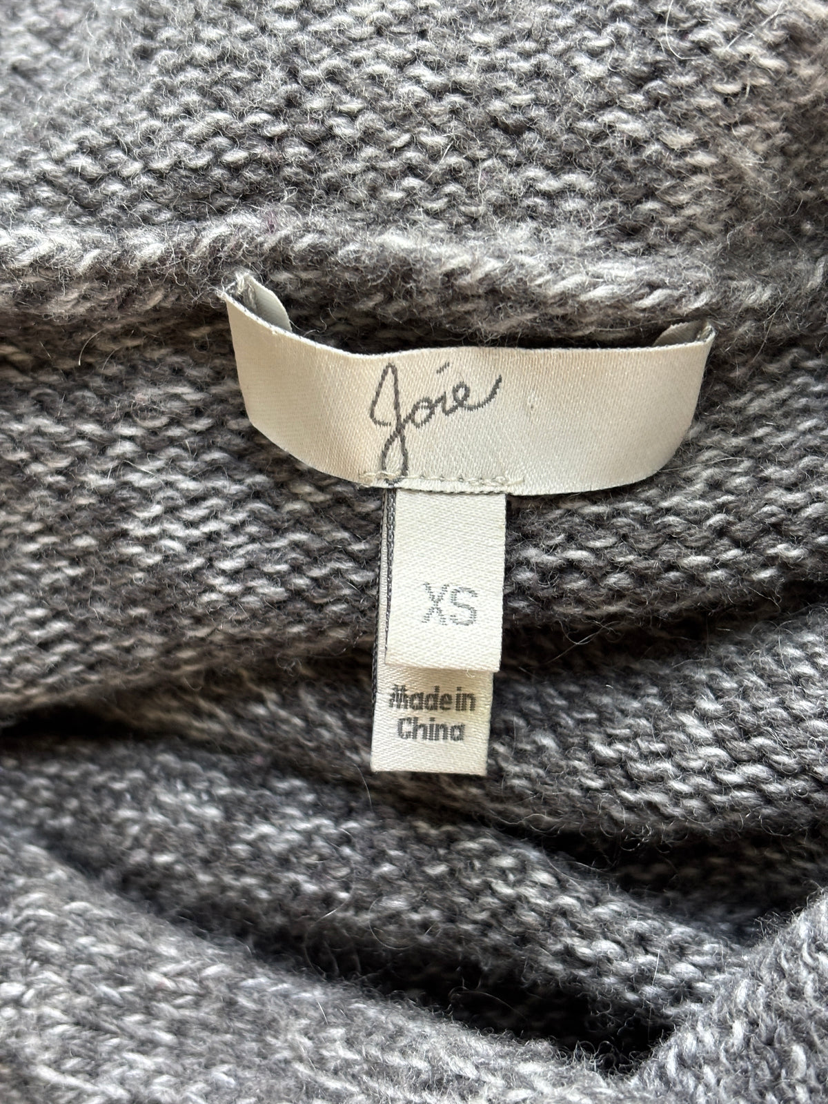 Joie Heather Grey Hooded Toggle Duster Cardigan — Size XS Like New