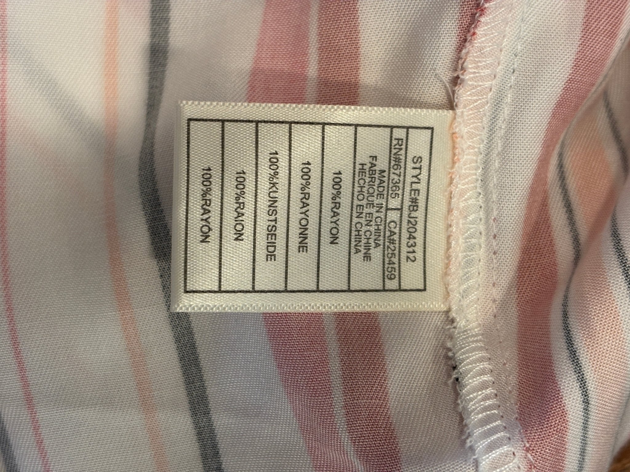 BB Dakota top care label dry clean only new with tags Sassy and Chic