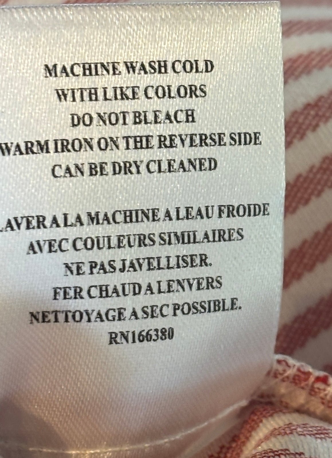 Torn by Ronny Kobo classic preloved skirt care label machine wash cold dry clean