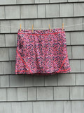 Lady Hagen printed skort size 14 coral ember shattered print NWT front view clothesline