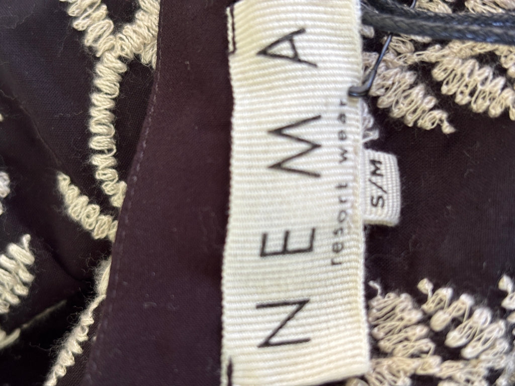 Nema Resort Wear Tatiana Dress brand label size SM made in Greece NWT