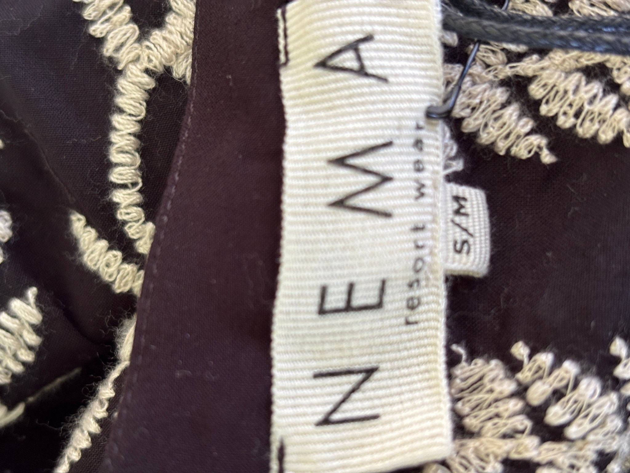 Nema Resort Wear Tatiana Dress brand label size SM made in Greece NWT