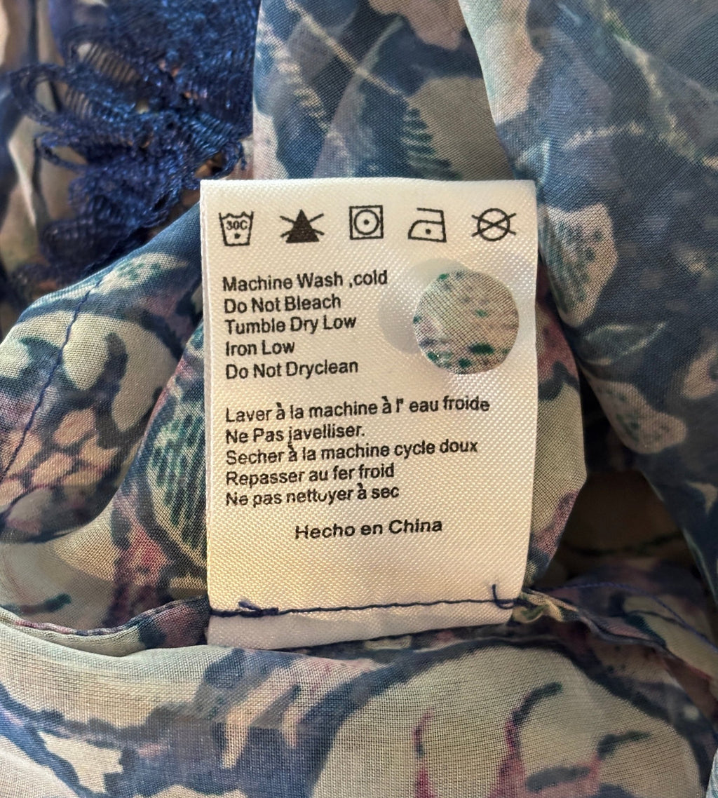 Foxiedox pristine boho top fabric label 100% polyester style SI095TP NWT
