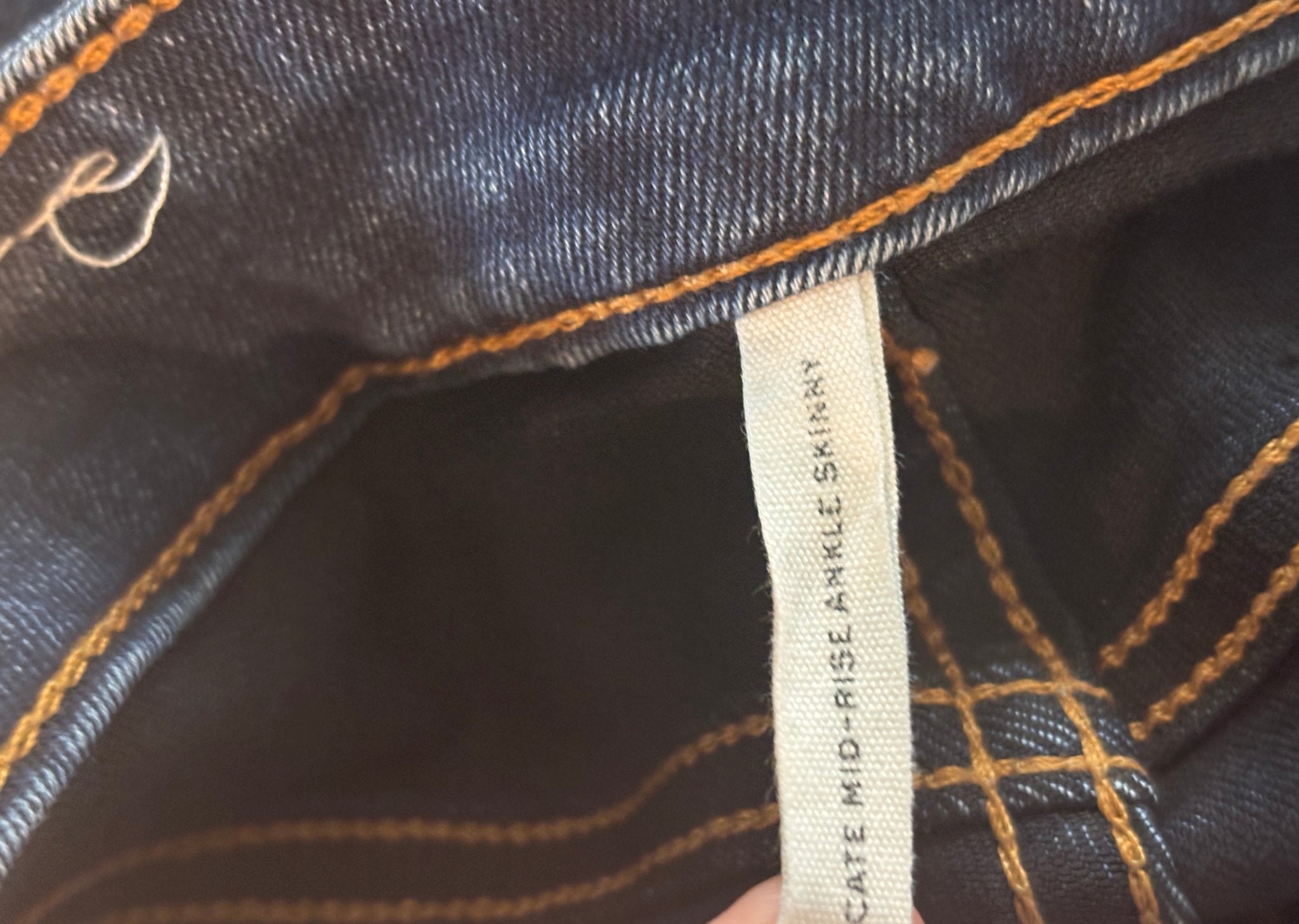 Rag and Bone Cate mid rise ankle skinny jeans size 29 style label Cate