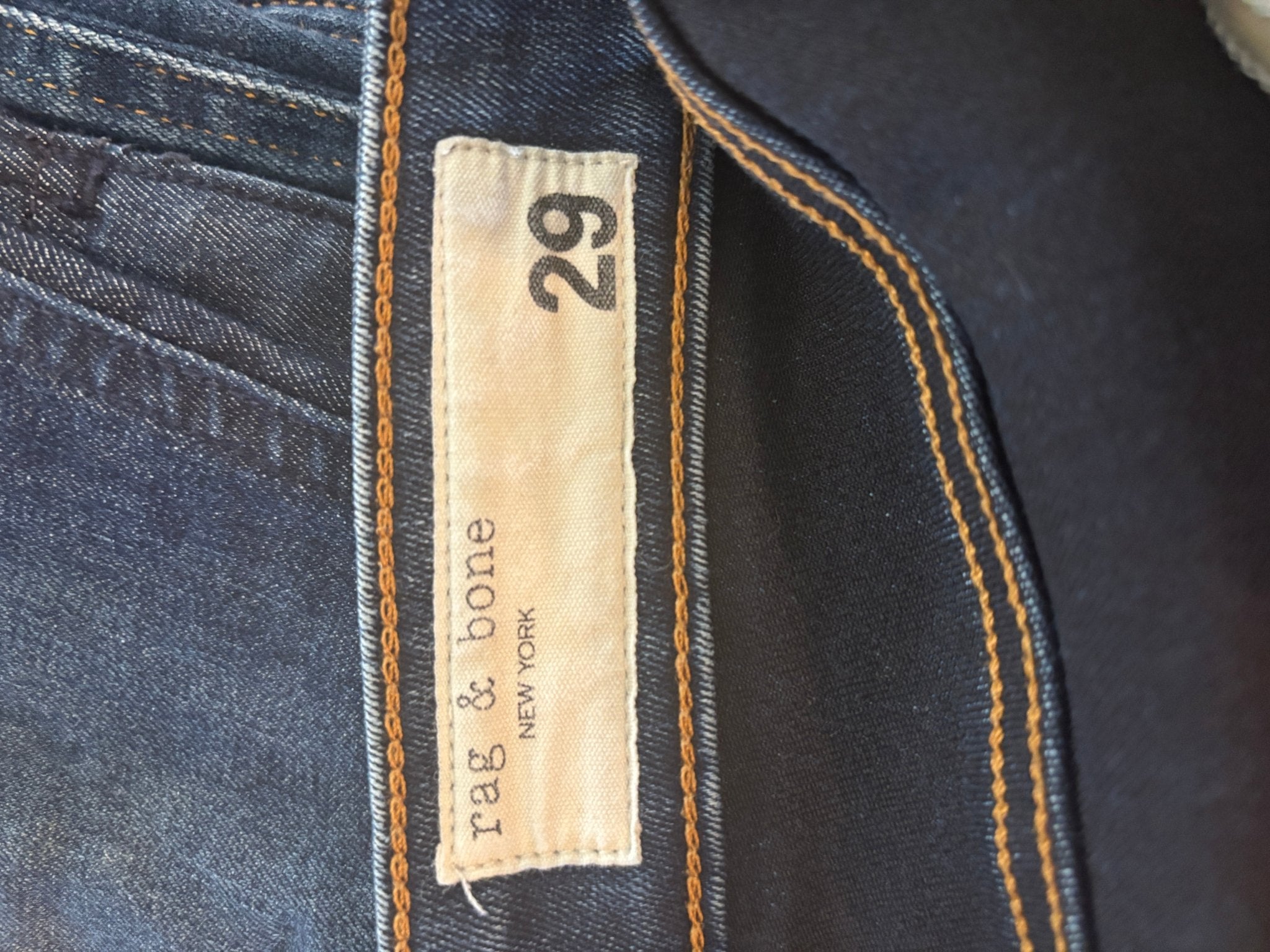 Rag and Bone Cate mid rise ankle skinny jeans size 29 brand label New York