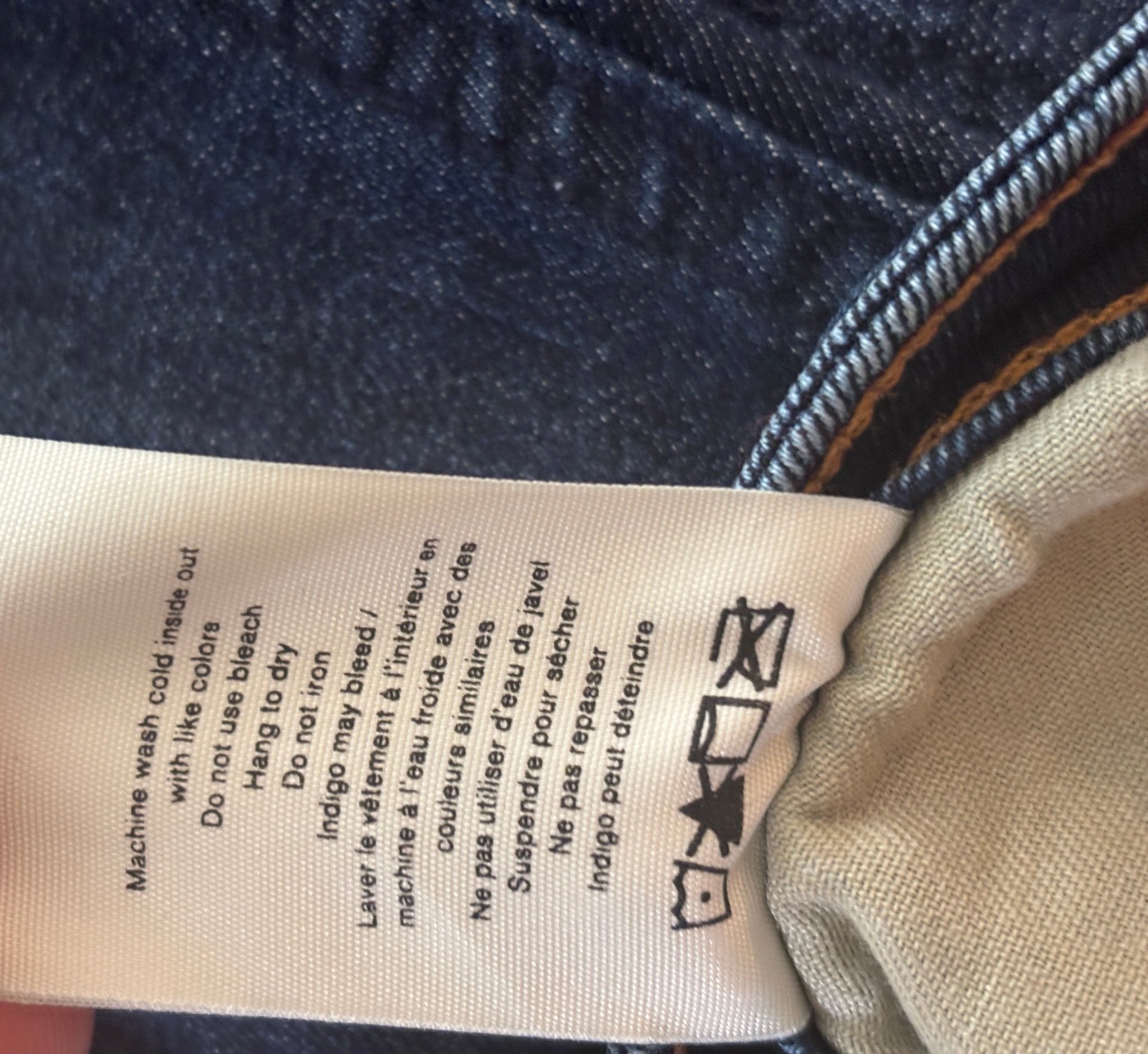 Rag and Bone Cate mid rise ankle skinny jeans size 29 care label machine wash cold hang to dry