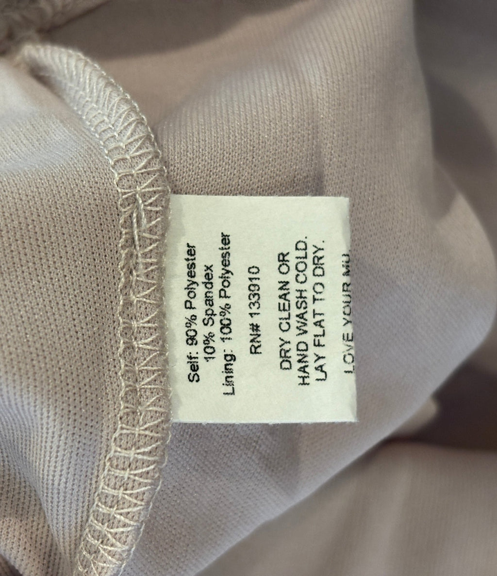 Show Me Your Mumu Zurich Knot Gown care label dry clean hand wash cold lay flat to dry