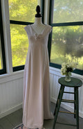 Show Me Your Mumu Zurich Knot Gown size medium blush taupe NWT front view full length