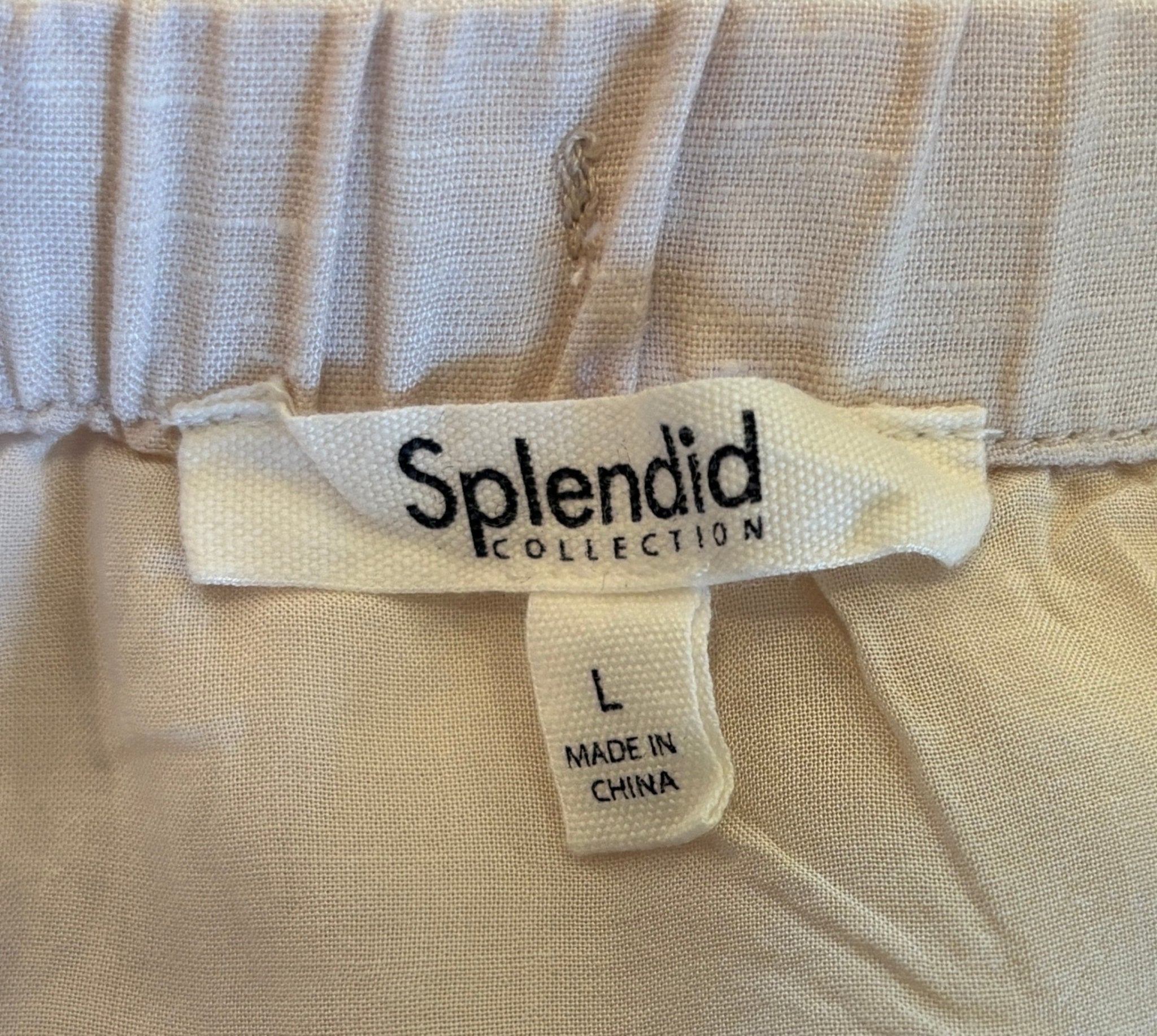 Splendid linen maxi skirt brand label size large made in China
