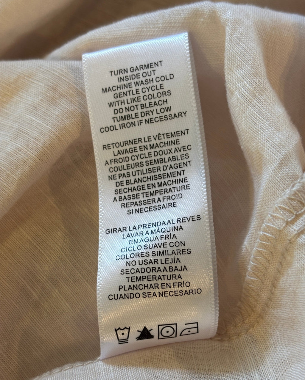 Splendid linen maxi skirt care instructions machine wash cold gentle cycle tumble dry low